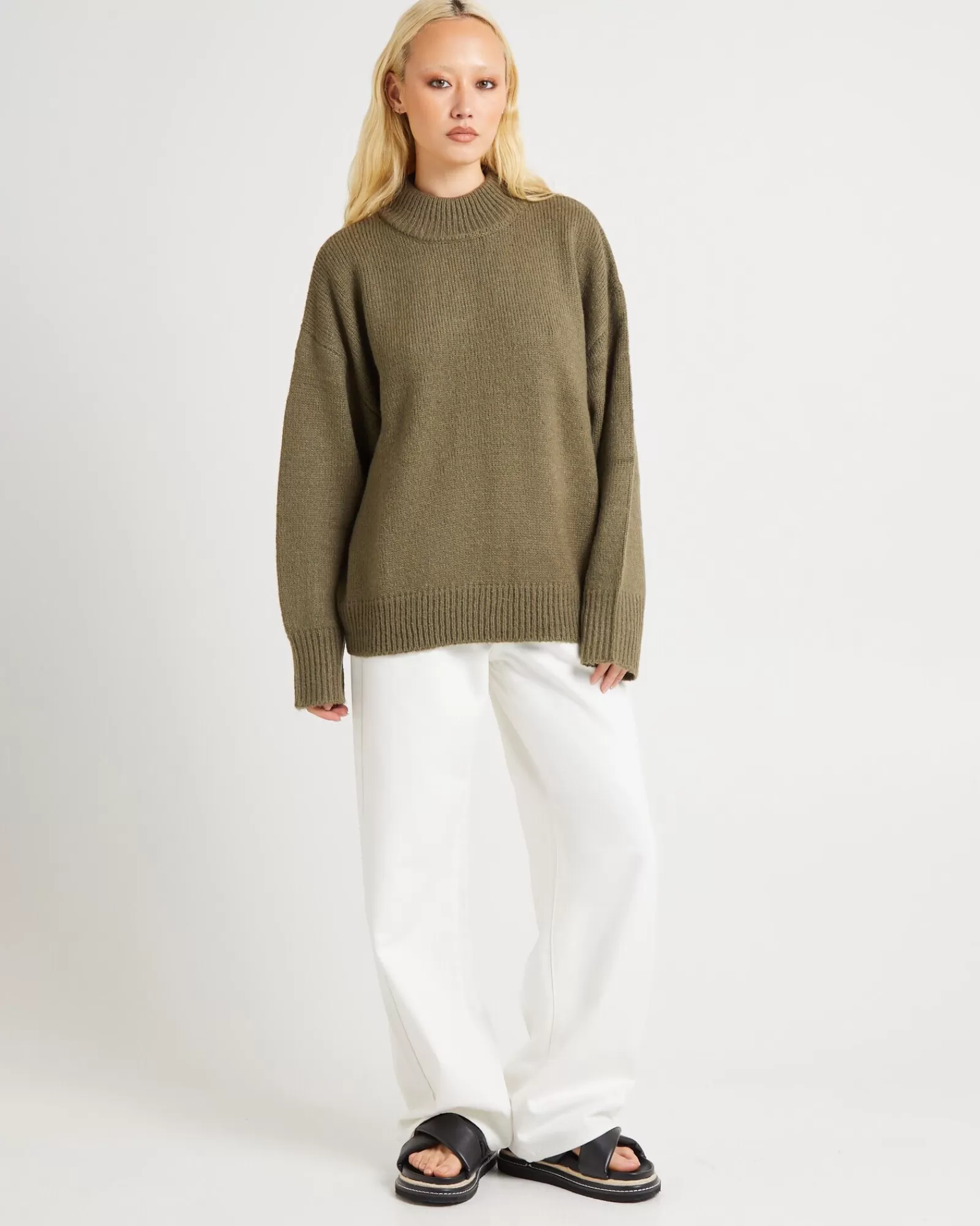 Cheap SUBTITLED Maxie Oversized Knit Jumper