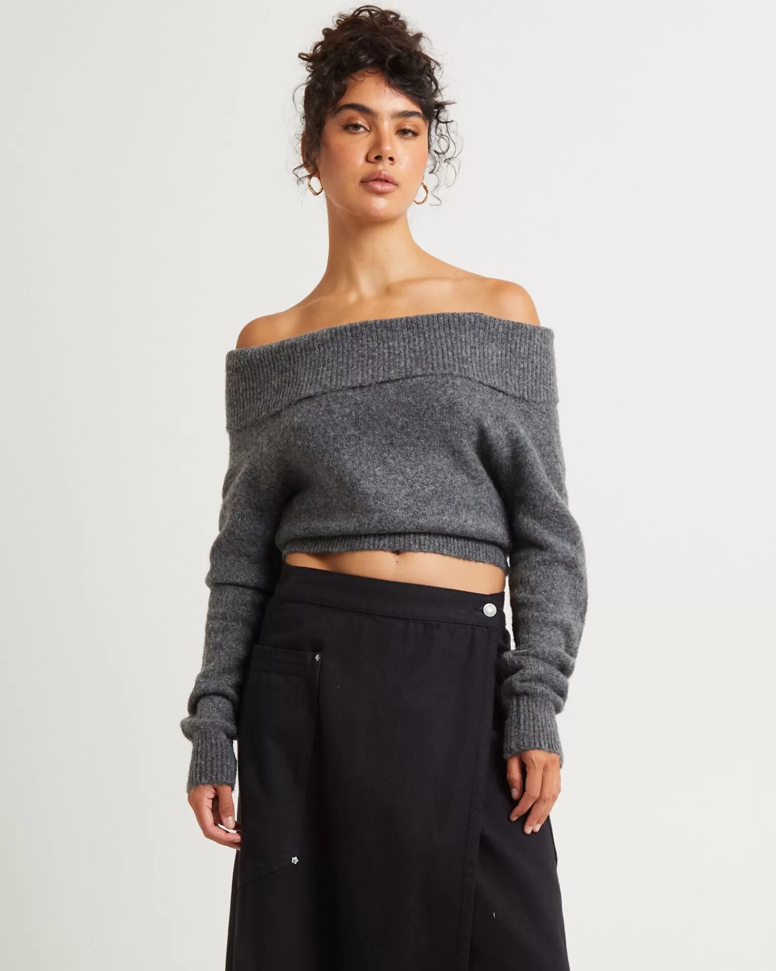 Cheap ALICE IN THE EVE Milly Off Shoulder Knit