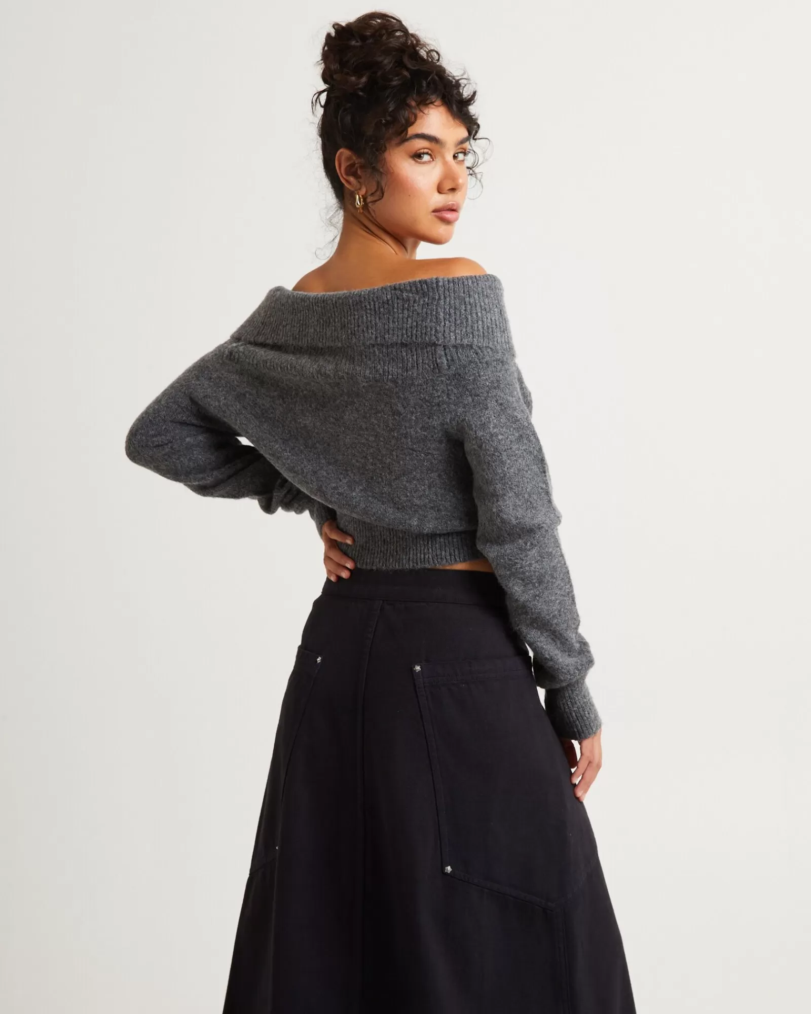 Cheap ALICE IN THE EVE Milly Off Shoulder Knit