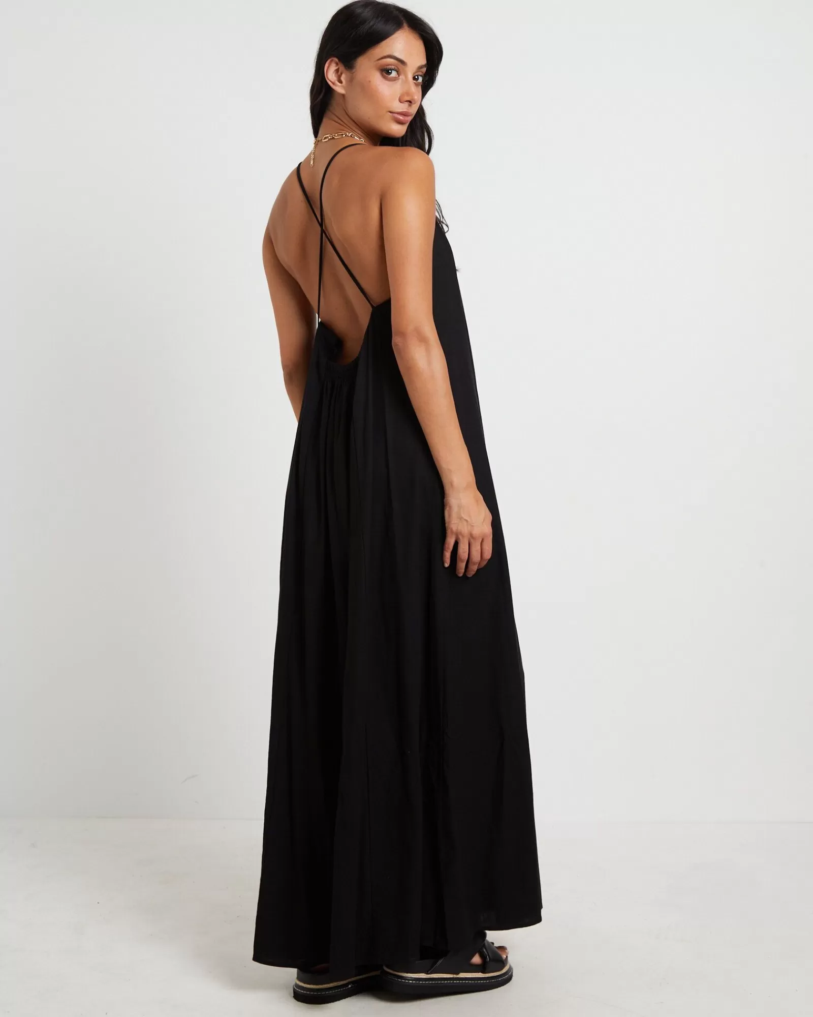 New SUBTITLED Mischa Maxi Dress In Black