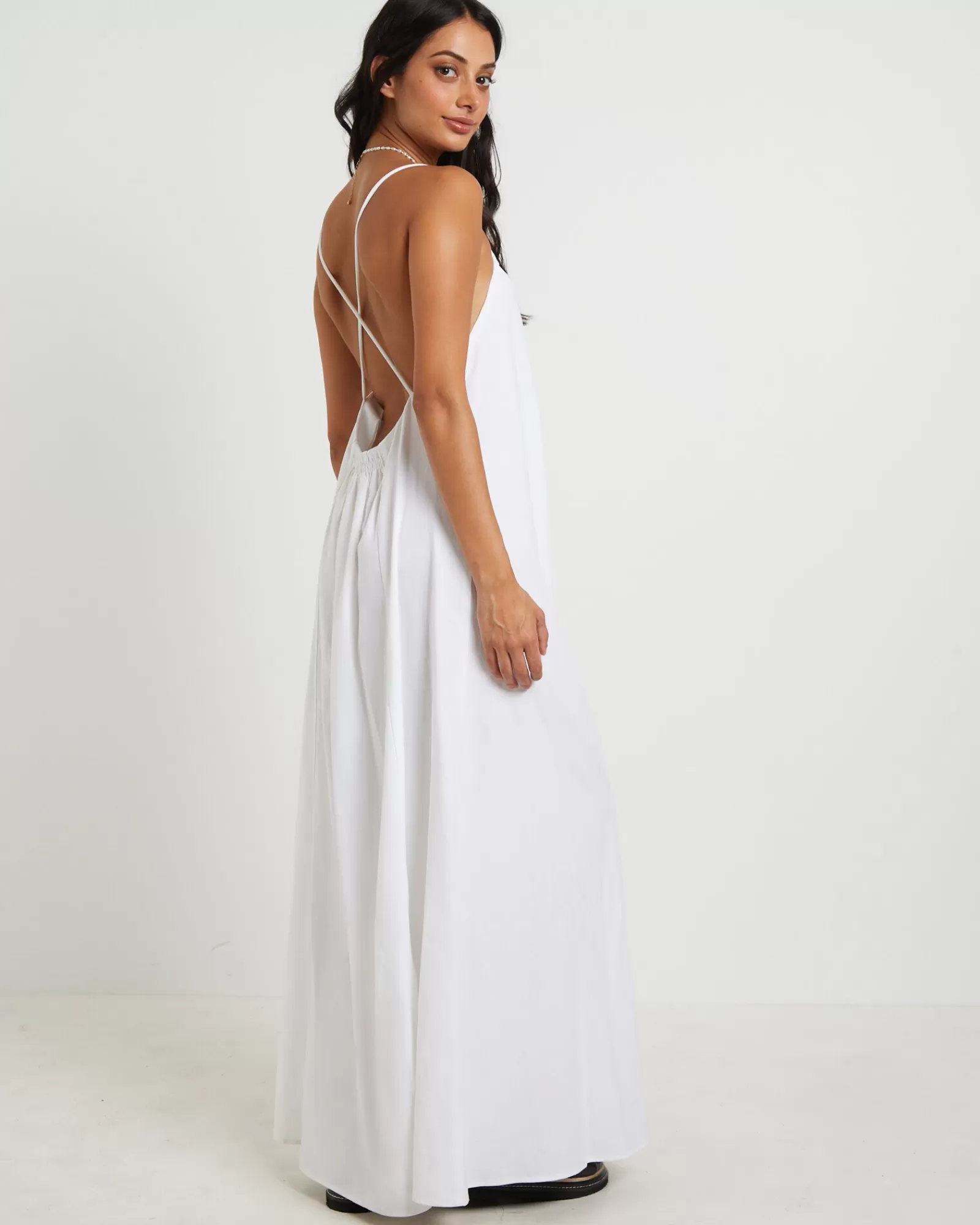 Cheap SUBTITLED Mischa Maxi Dress White