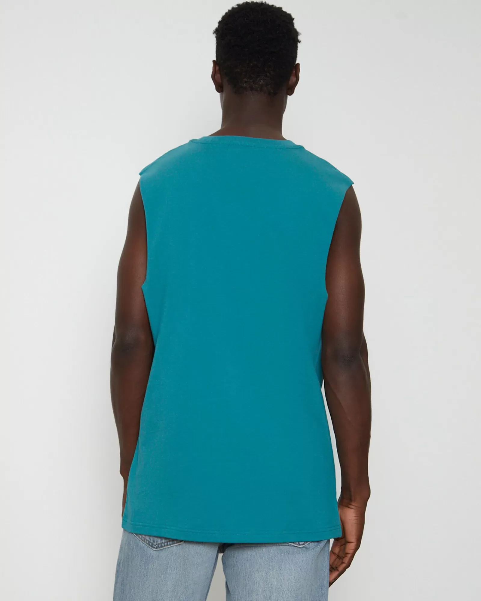 Cheap GENERAL PANTS CO. BASICS Muscle Tank Tee In Emerald