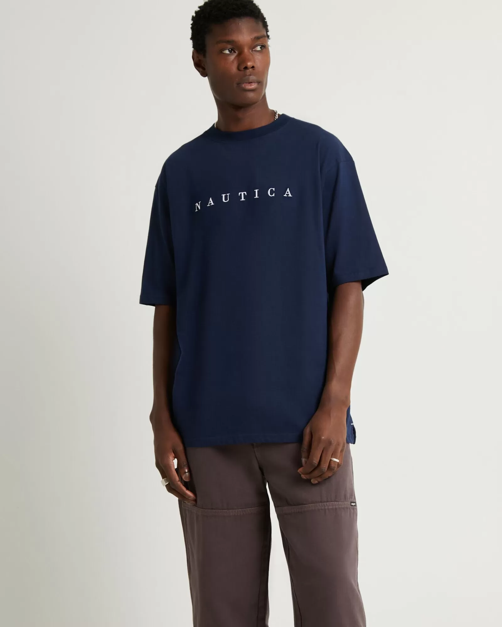 Outlet NAUTICA Navigate Short Sleeve T-Shirt Navy