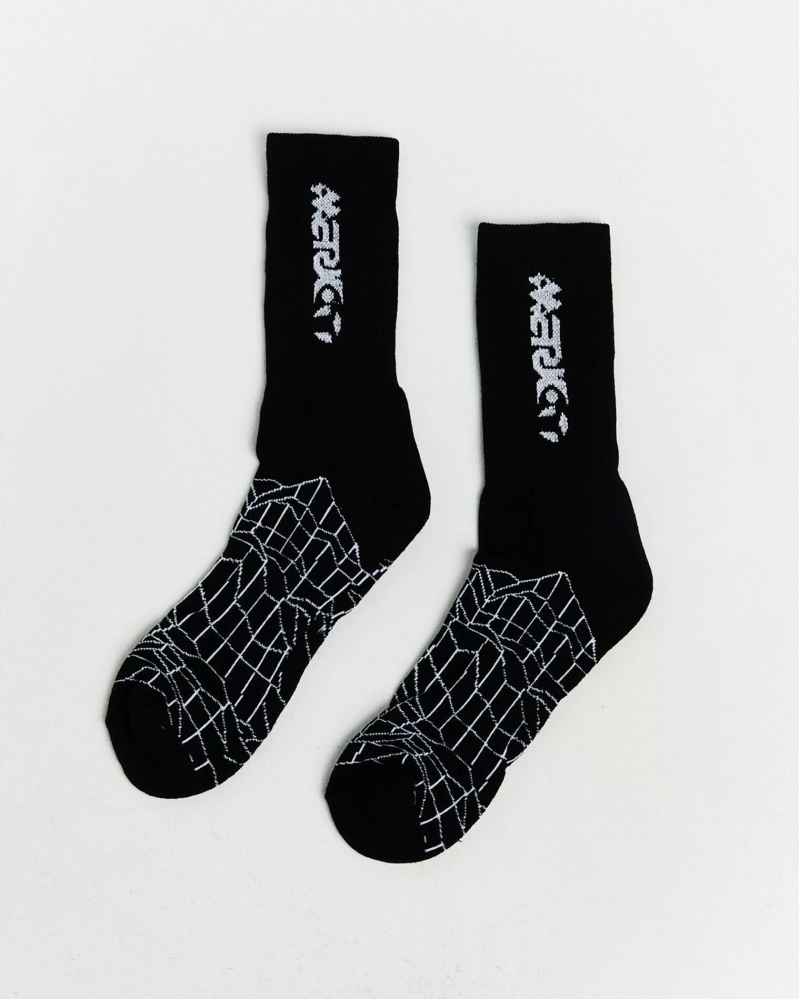 New MARKET New Future Jacquarded Socks Black