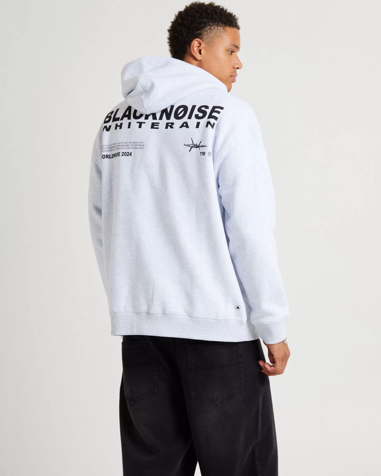 Outlet BLACK NOISE WHITE RAIN Night Hoodie