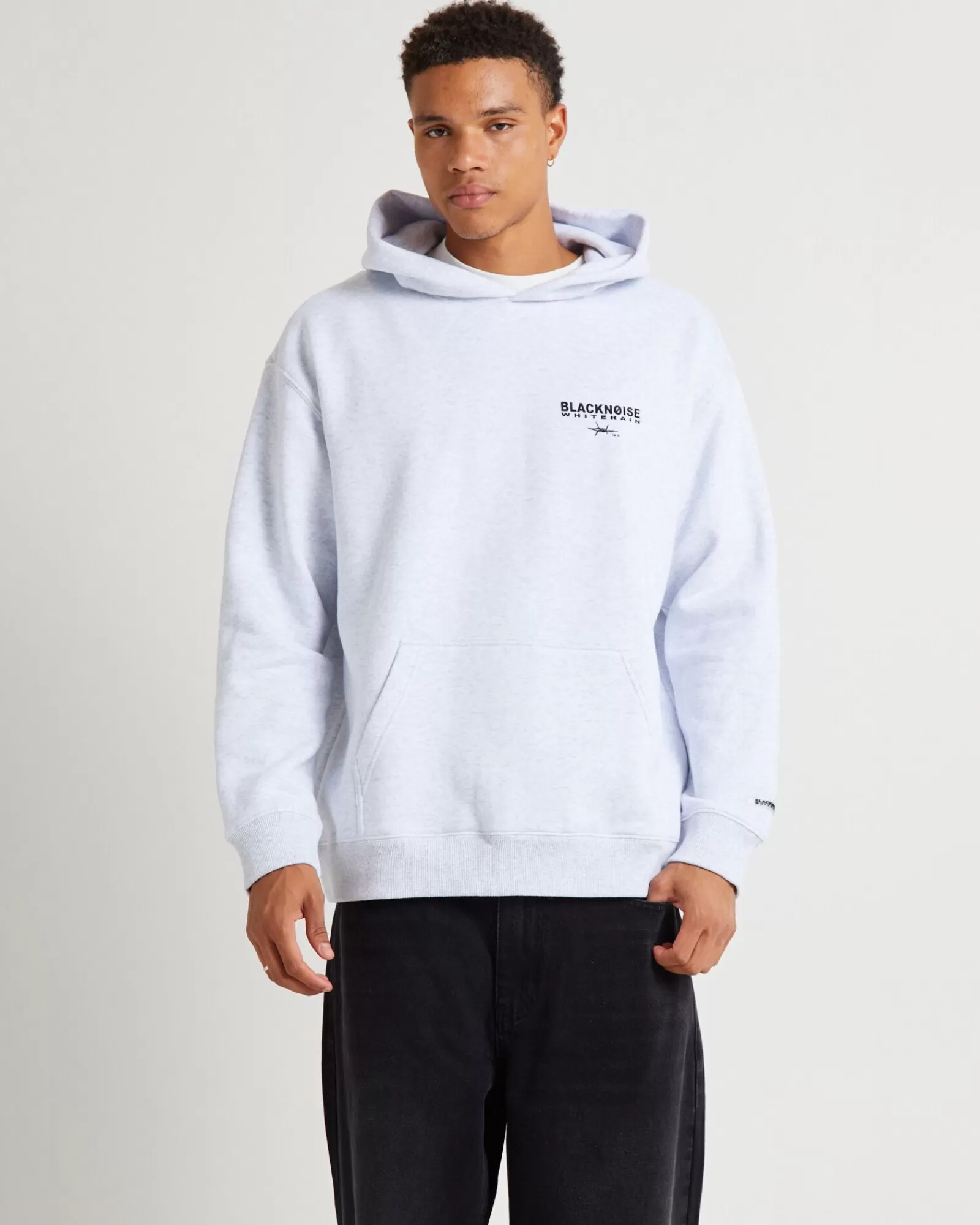 Outlet BLACK NOISE WHITE RAIN Night Hoodie