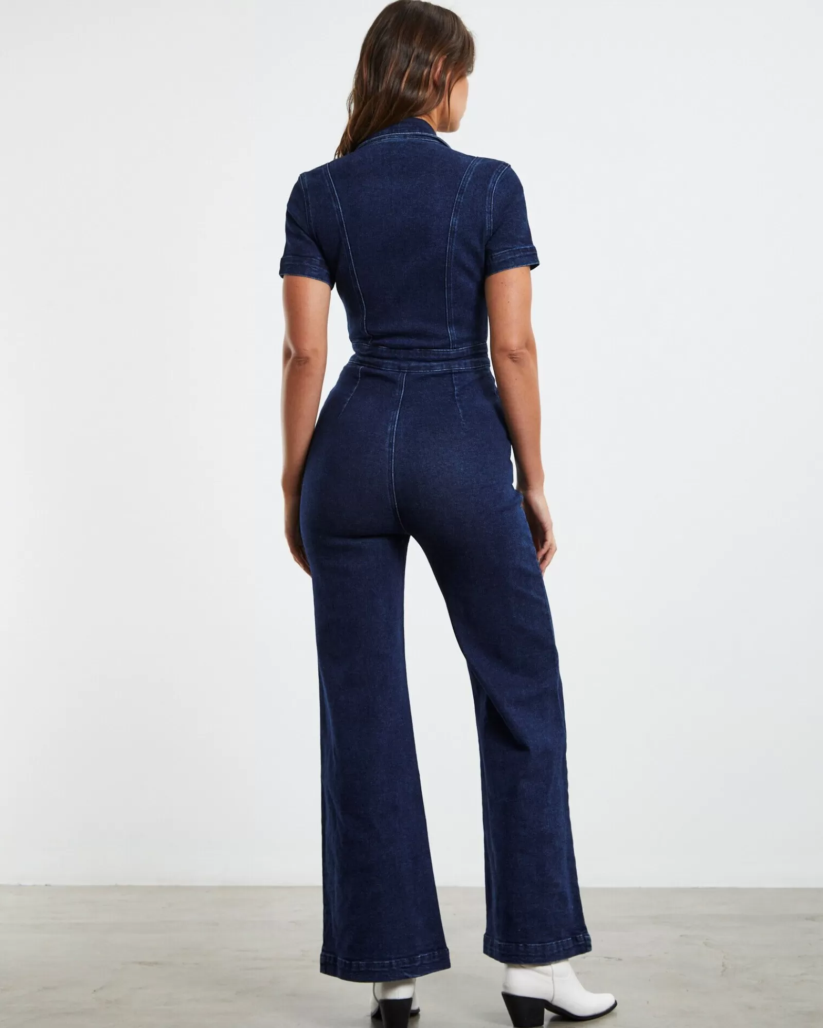 Discount INSIGHT Nikki Denim Maxi Boiler Suit Mid 90'S Blue