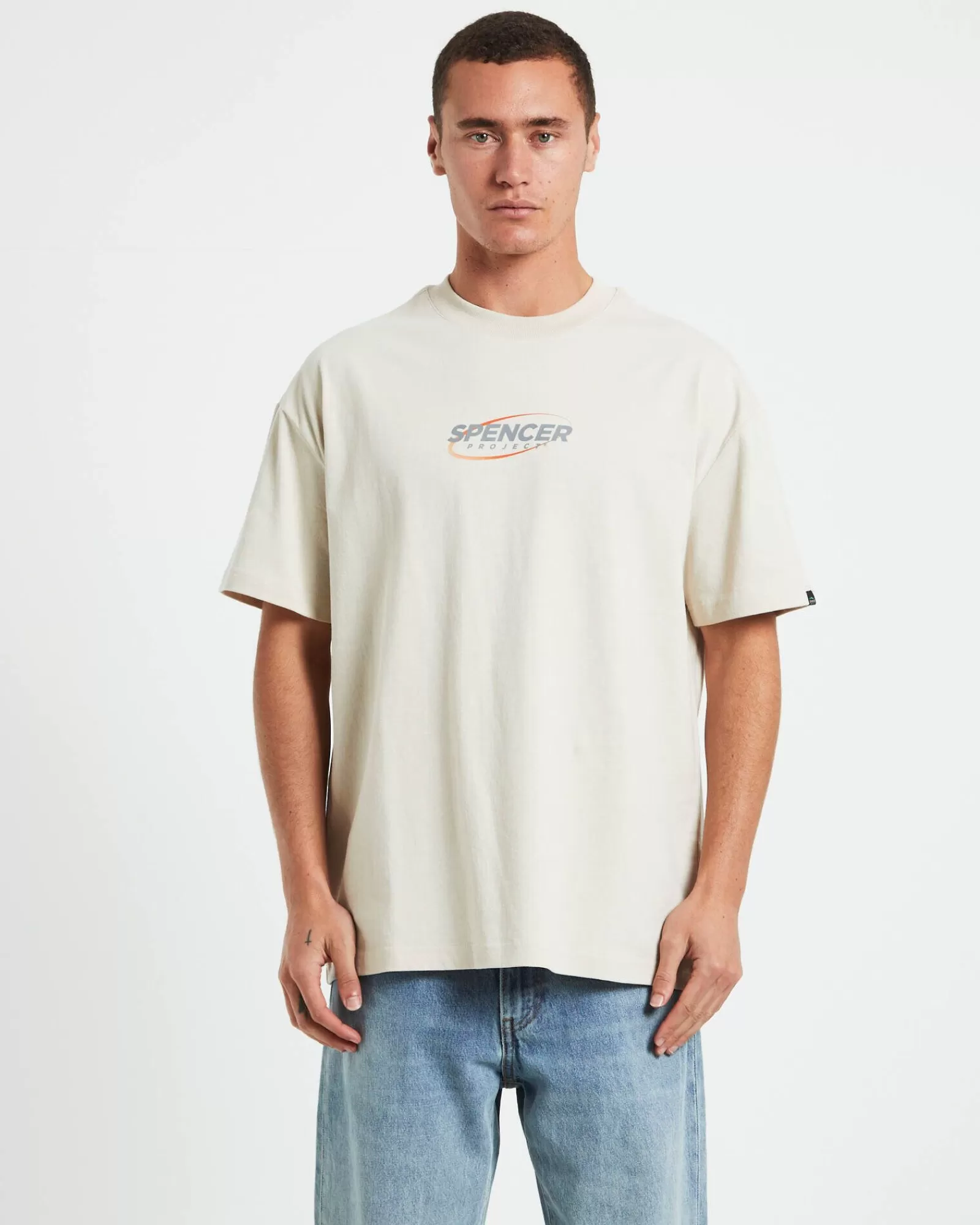 Flash Sale SPENCER PROJECT Nitro Short Sleeve T-Shirt In Pebble Grey