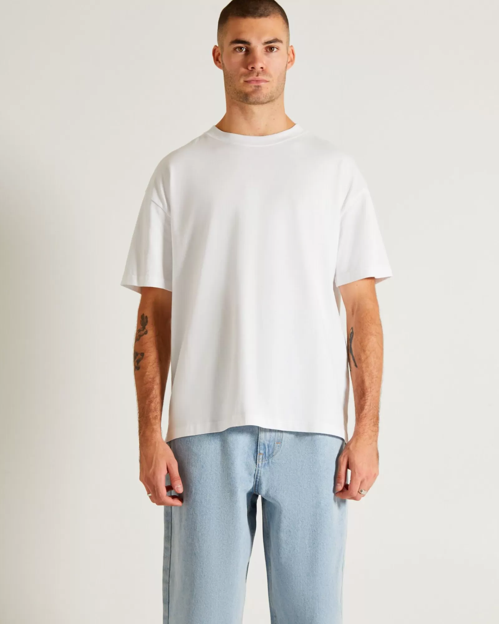 Outlet GENERAL PANTS CO. BASICS O.G Skate Short Sleeve T-Shirt In White