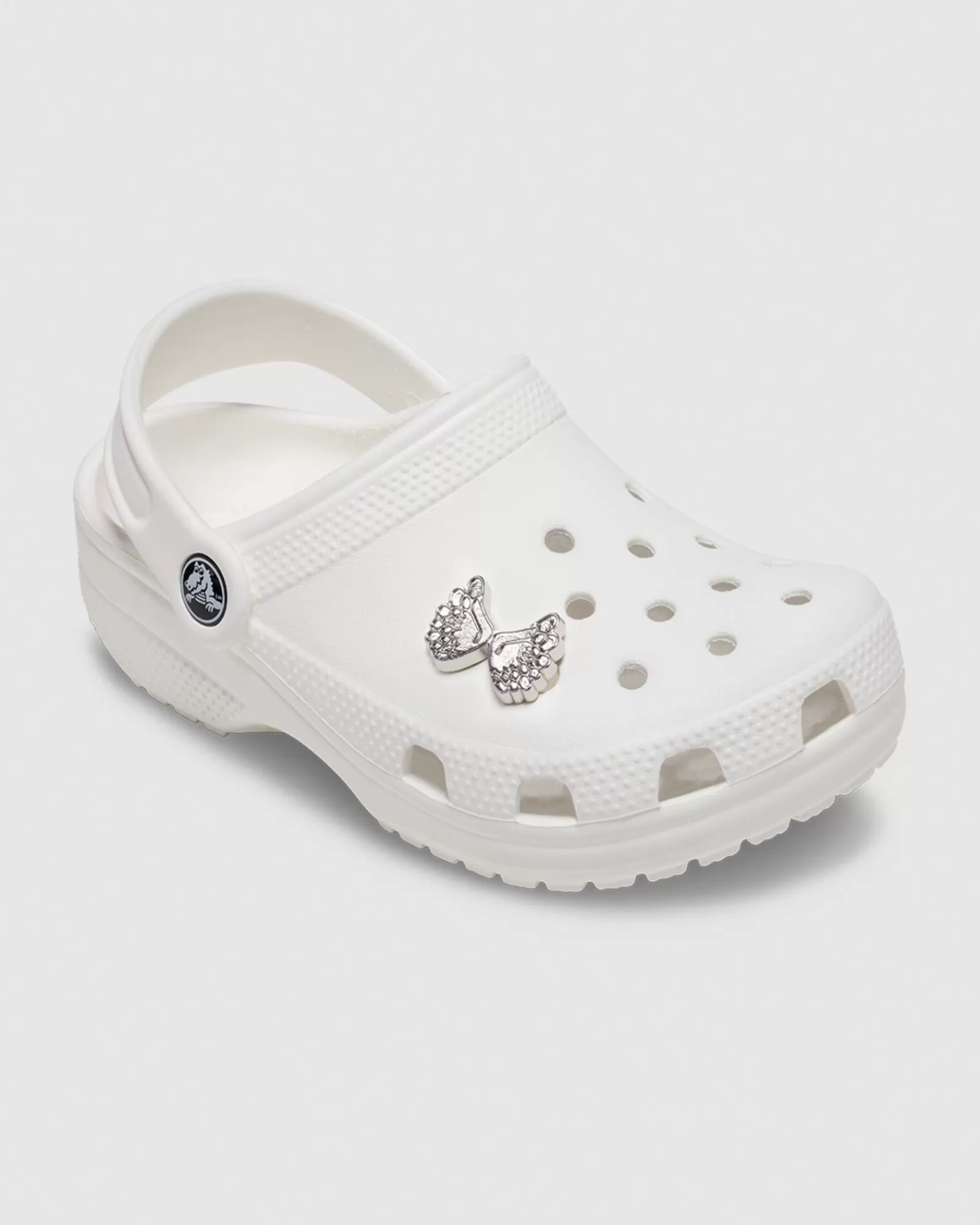 Cheap CROCS Open Metallic Angel Wings Jibbit