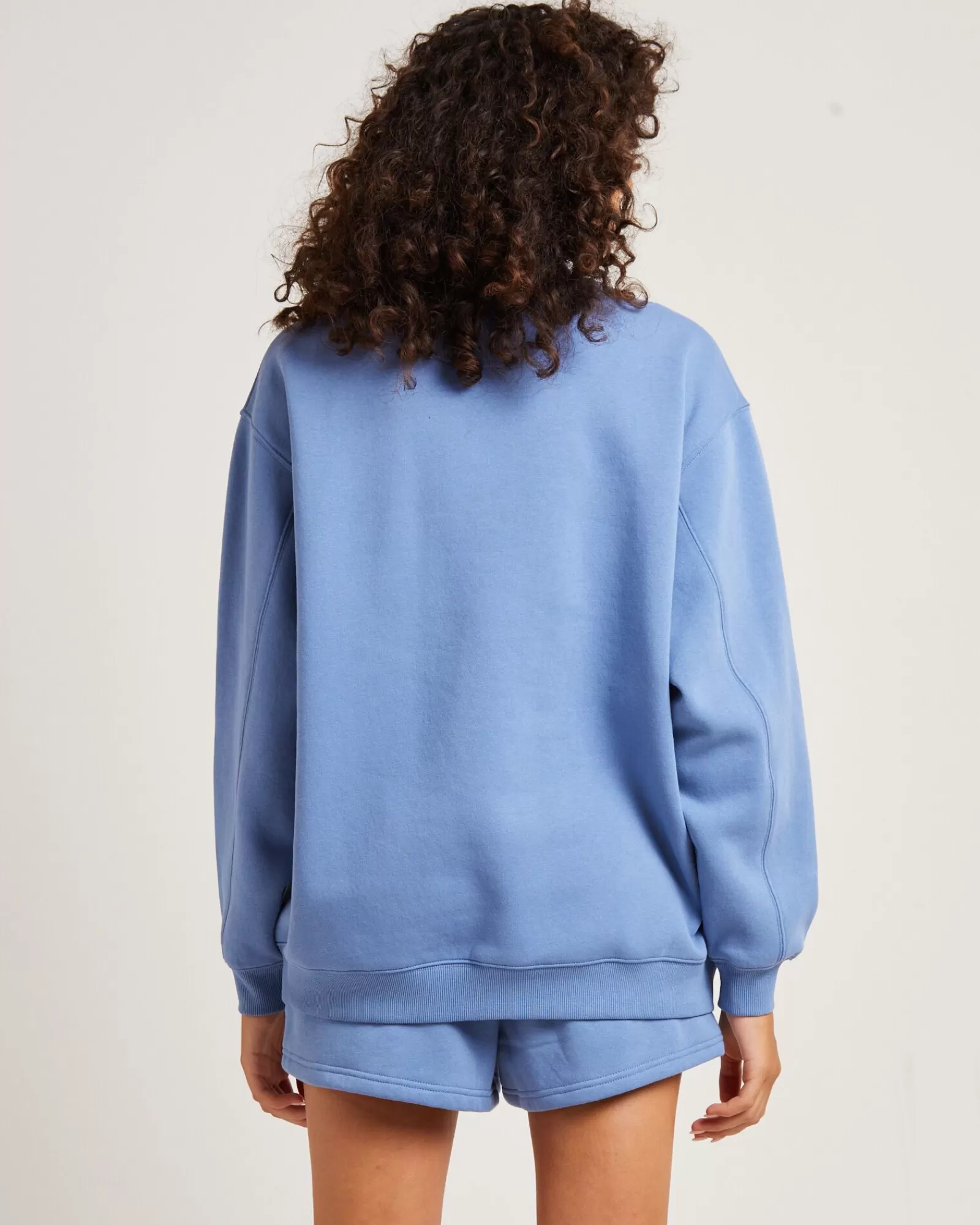 Online SUBTITLED Oversized Wave Origin Fleece Jumper