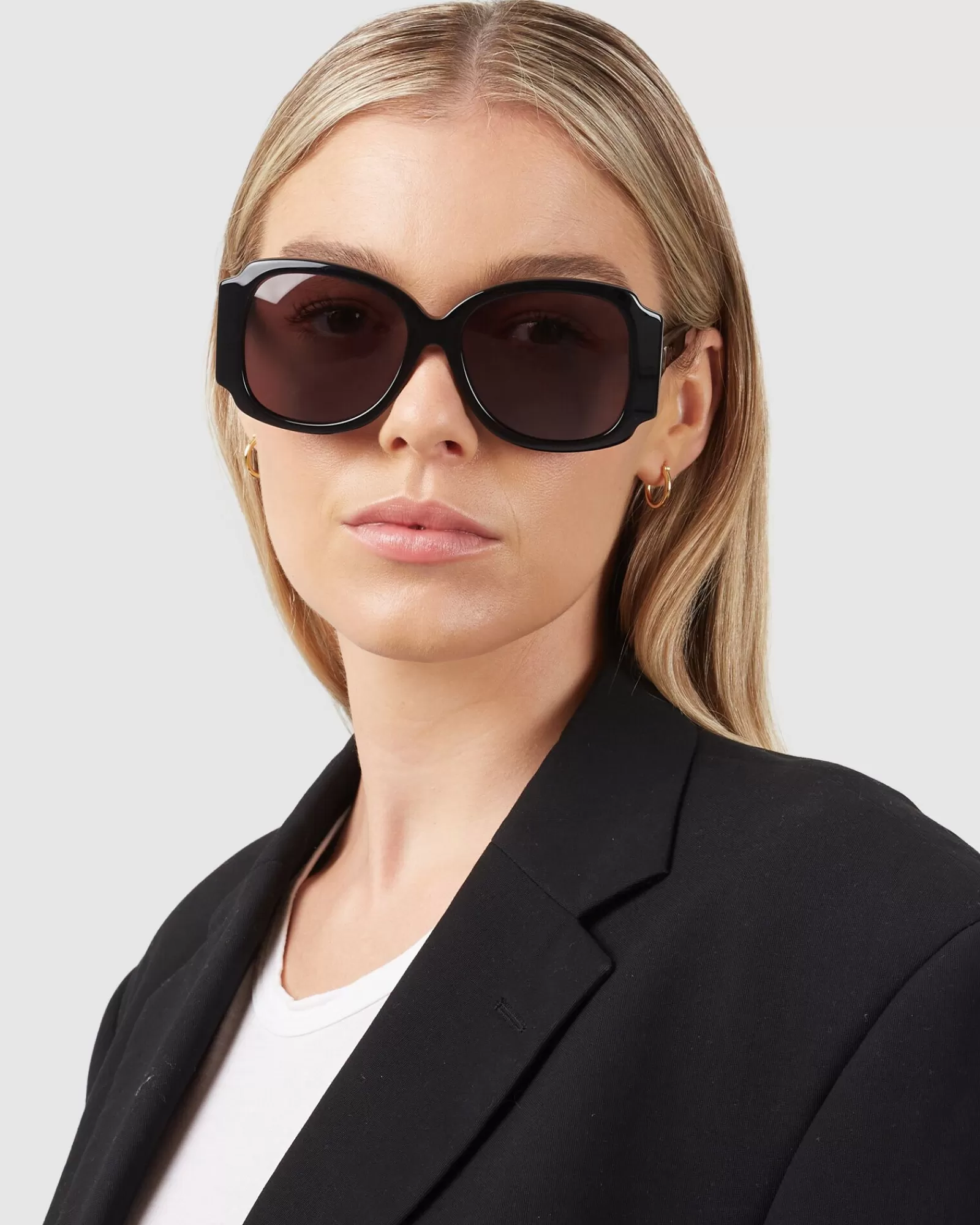 Shop SHEVOKE Paris Sunglasses Black