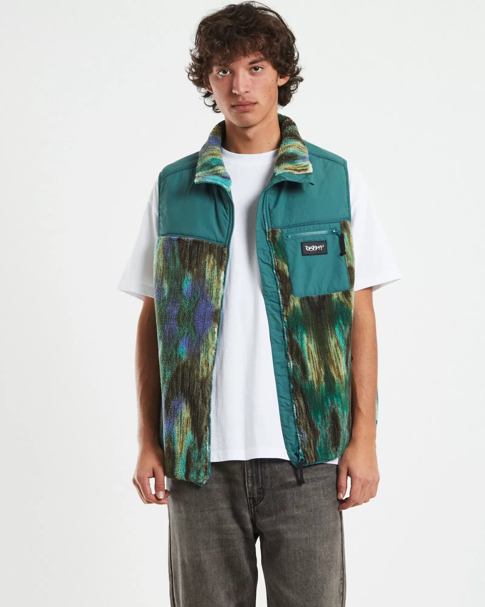 Shop INSIGHT Pass Out Sherpa Vest Multi