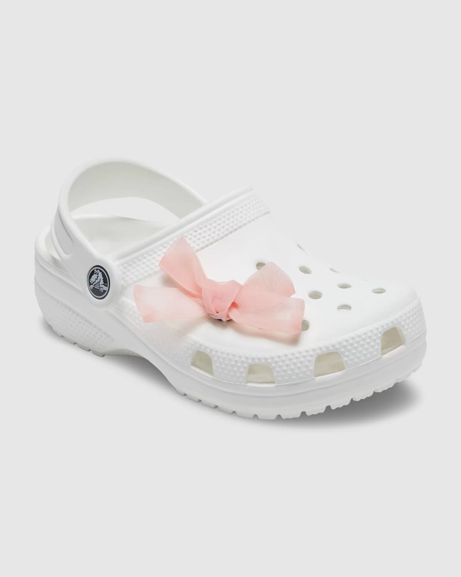 Discount CROCS Pink Sheer Bow Jibbit