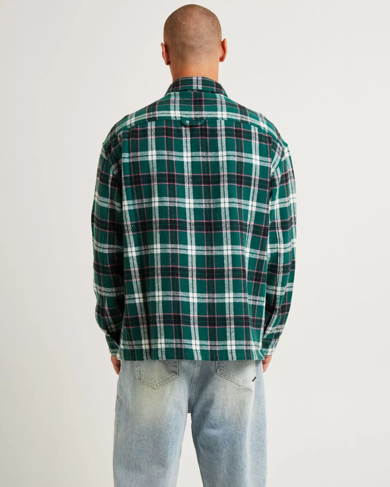 Fashion SPENCER PROJECT Portland Flanno Long Sleeve Shirt