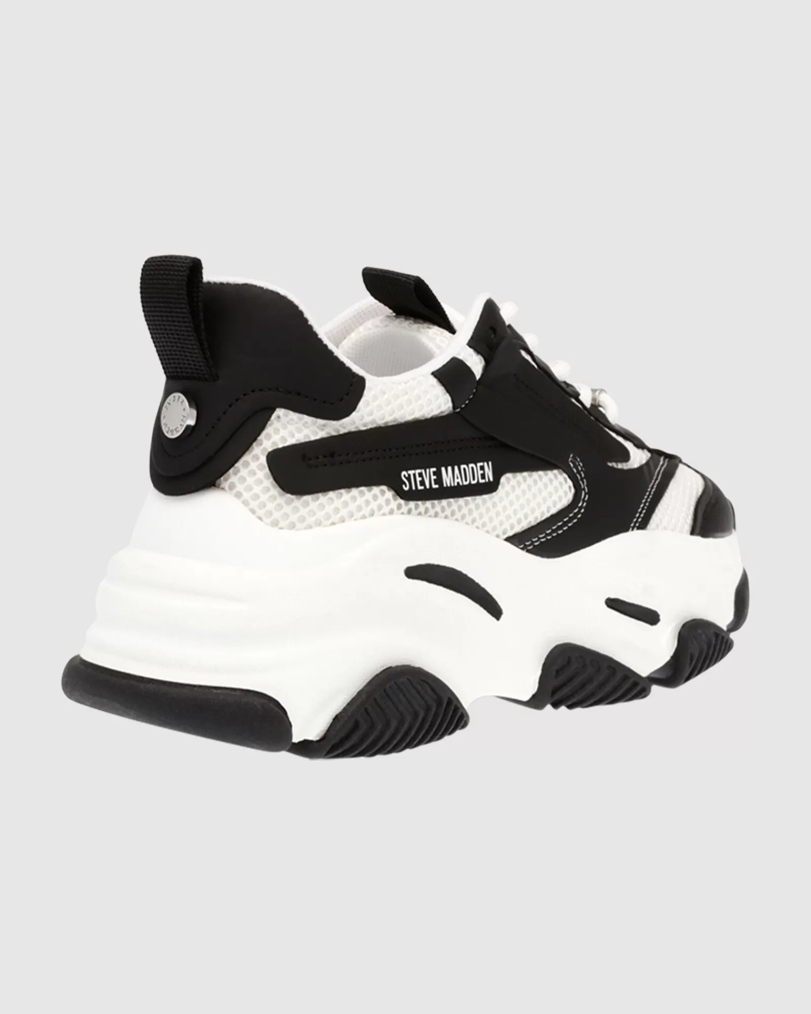 Fashion STEVE MADDEN Possession-E Sustainable Sneakers White/Black