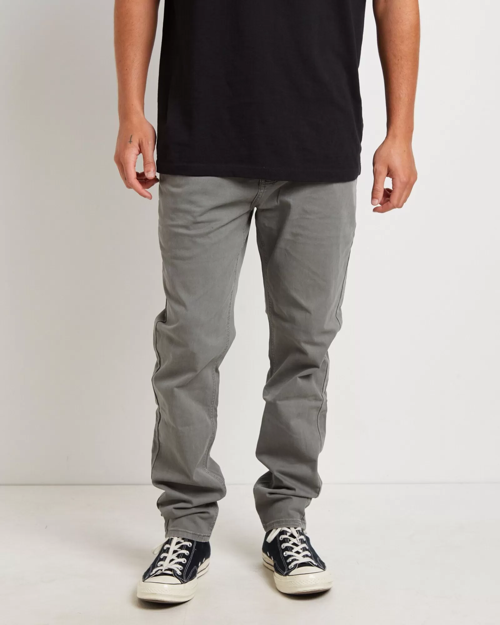 Flash Sale ARVUST Preston Chino Pants In Mid Grey