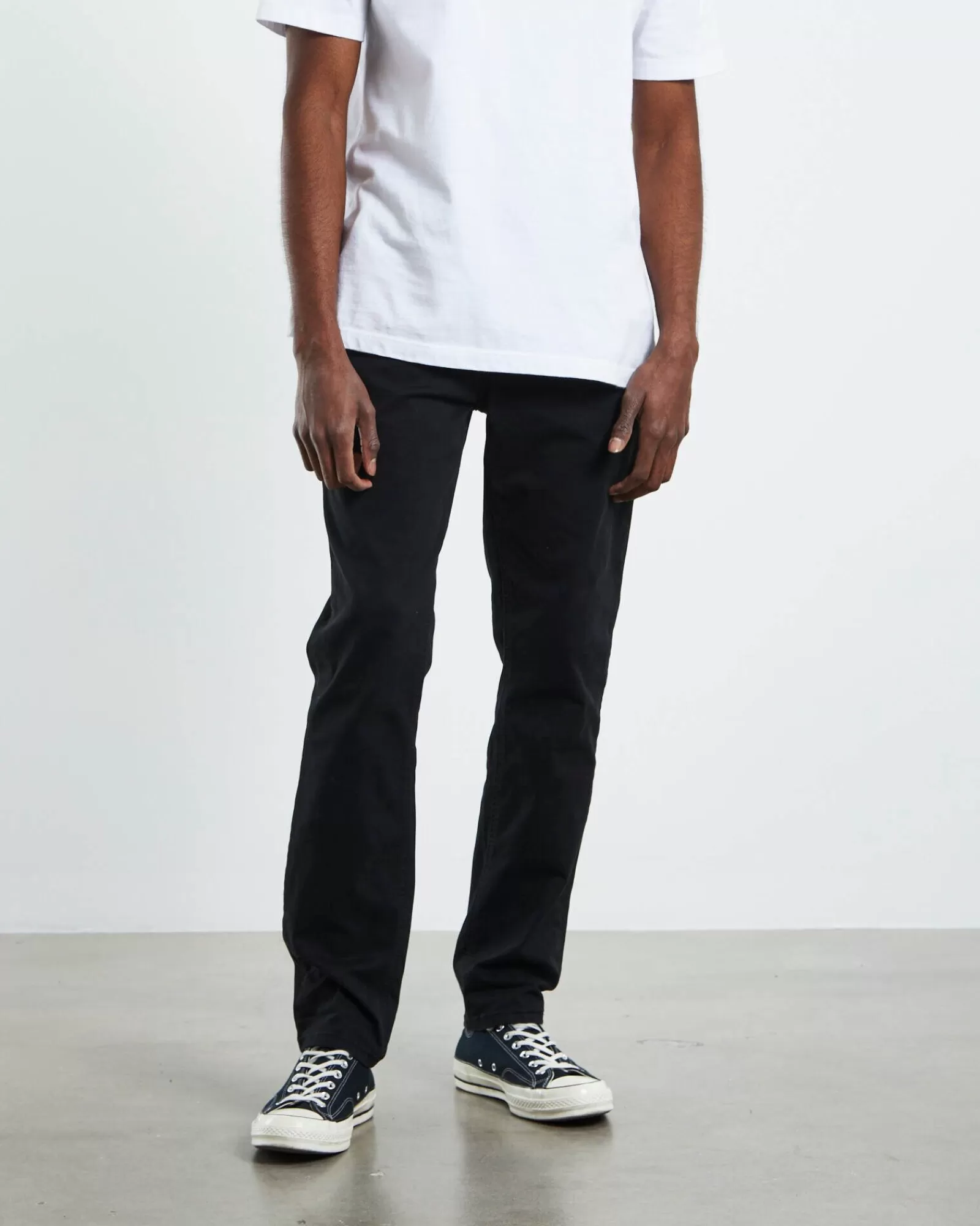 Sale ARVUST Preston Slim Chino Pants Black