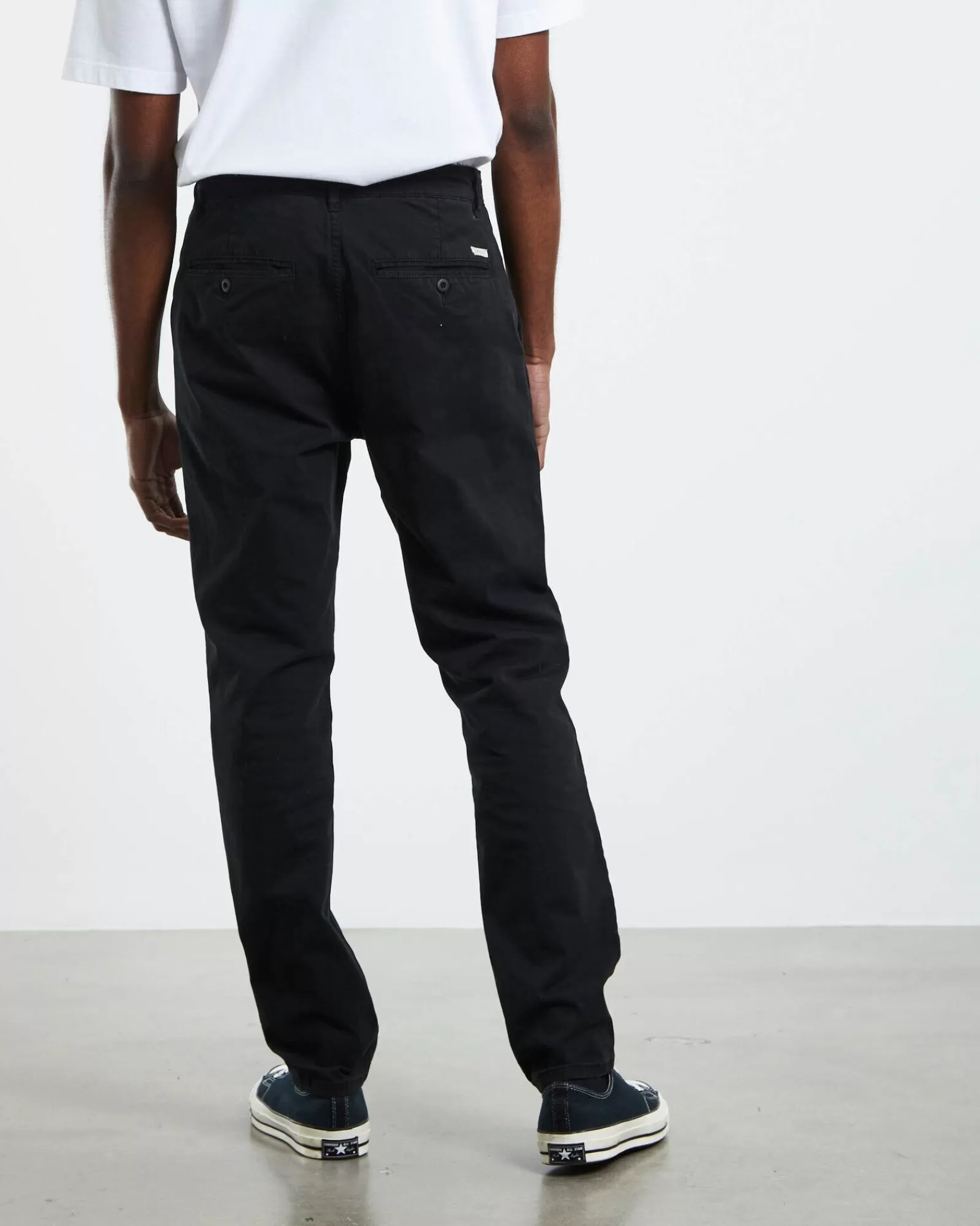 Sale ARVUST Preston Slim Chino Pants Black