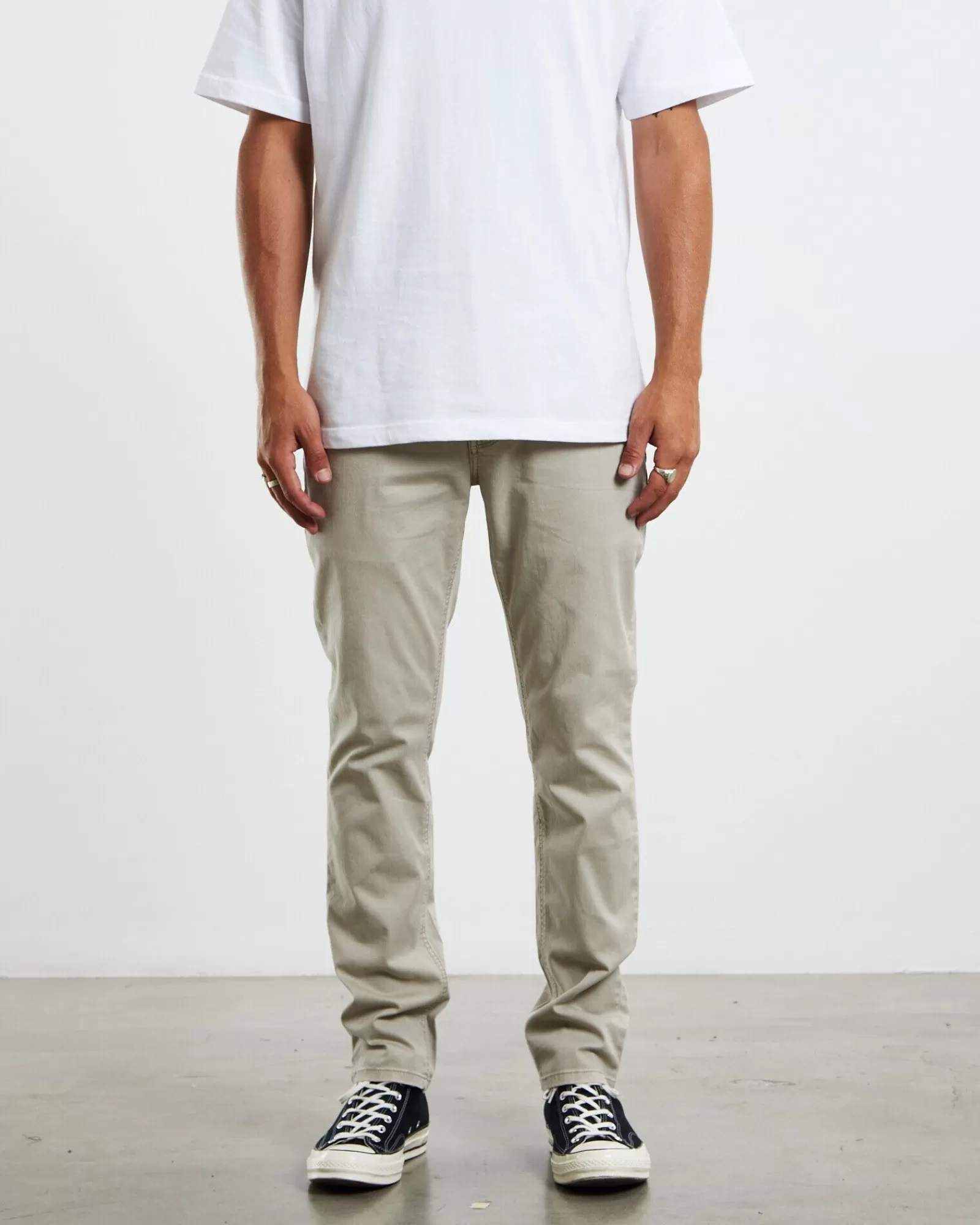 Hot ARVUST Preston Slim Chino Pants Bone