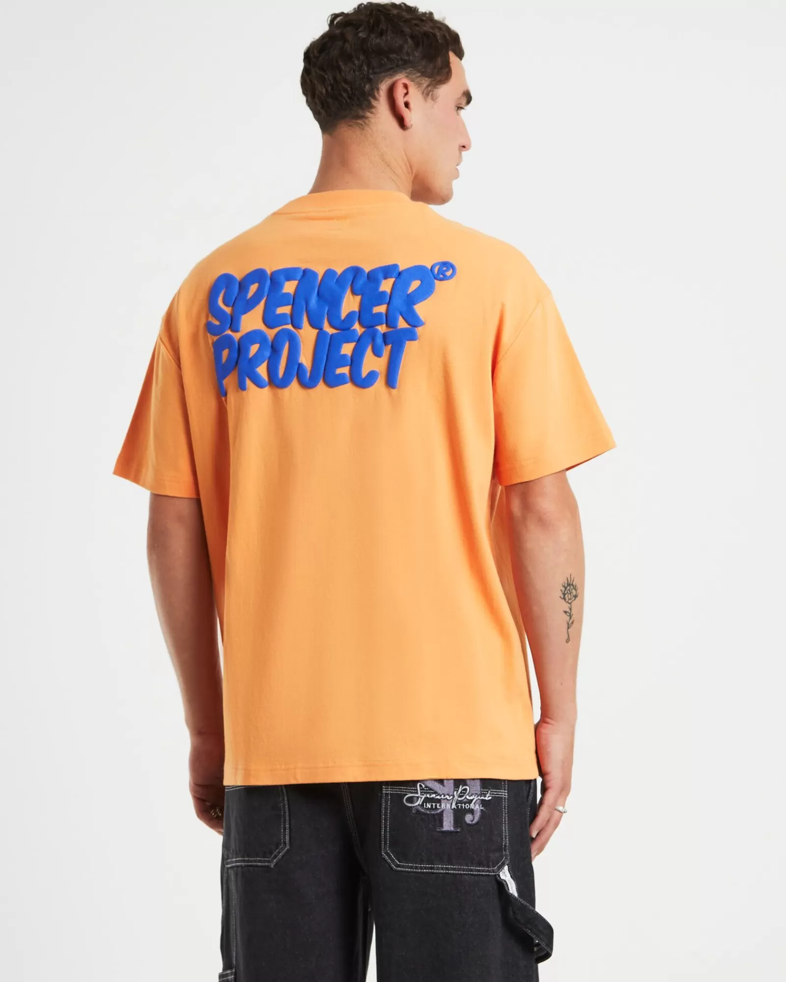 Best Sale SPENCER PROJECT Puffy Short Sleeve T-Shirt In Orange