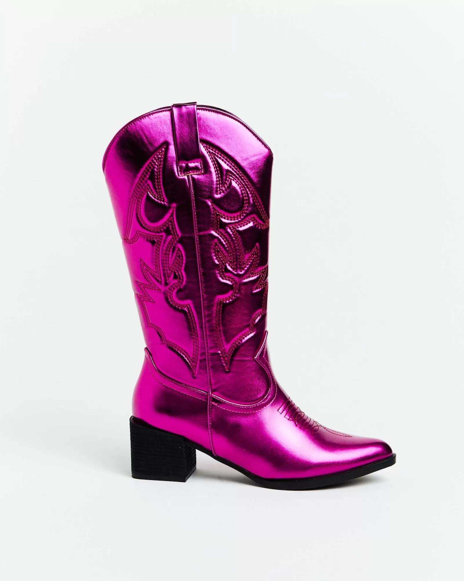 Outlet THERAPY Ranger Cowboy Boot In Metallic Pink