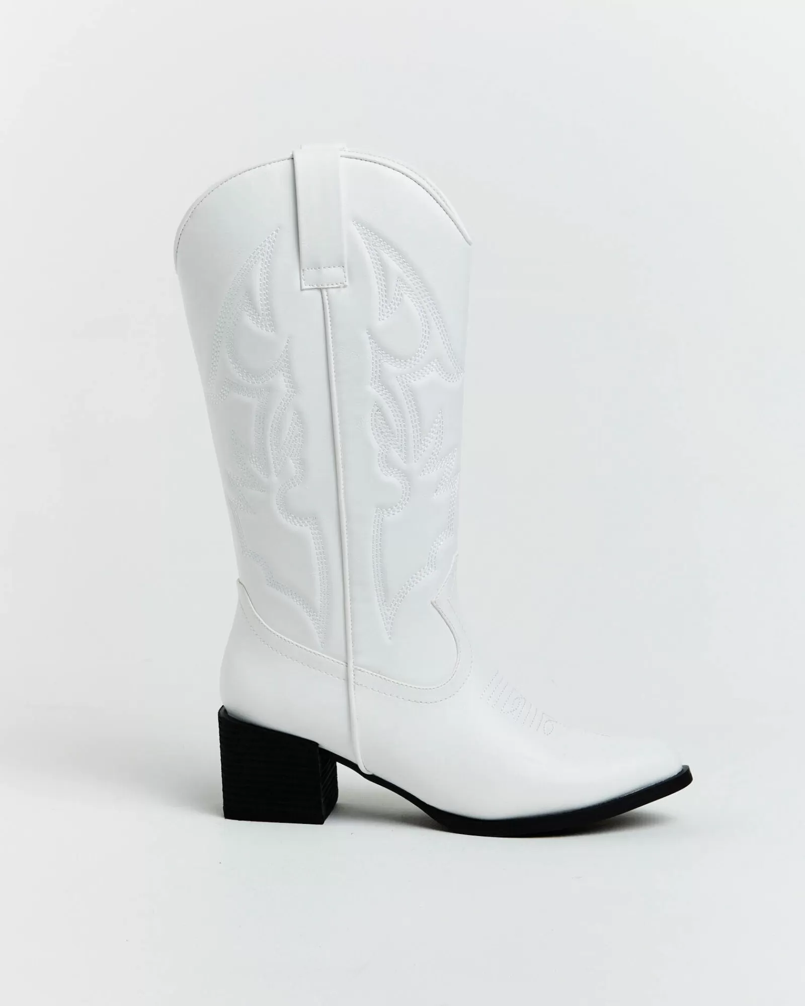 Cheap THERAPY Ranger Cowboy Boot In White