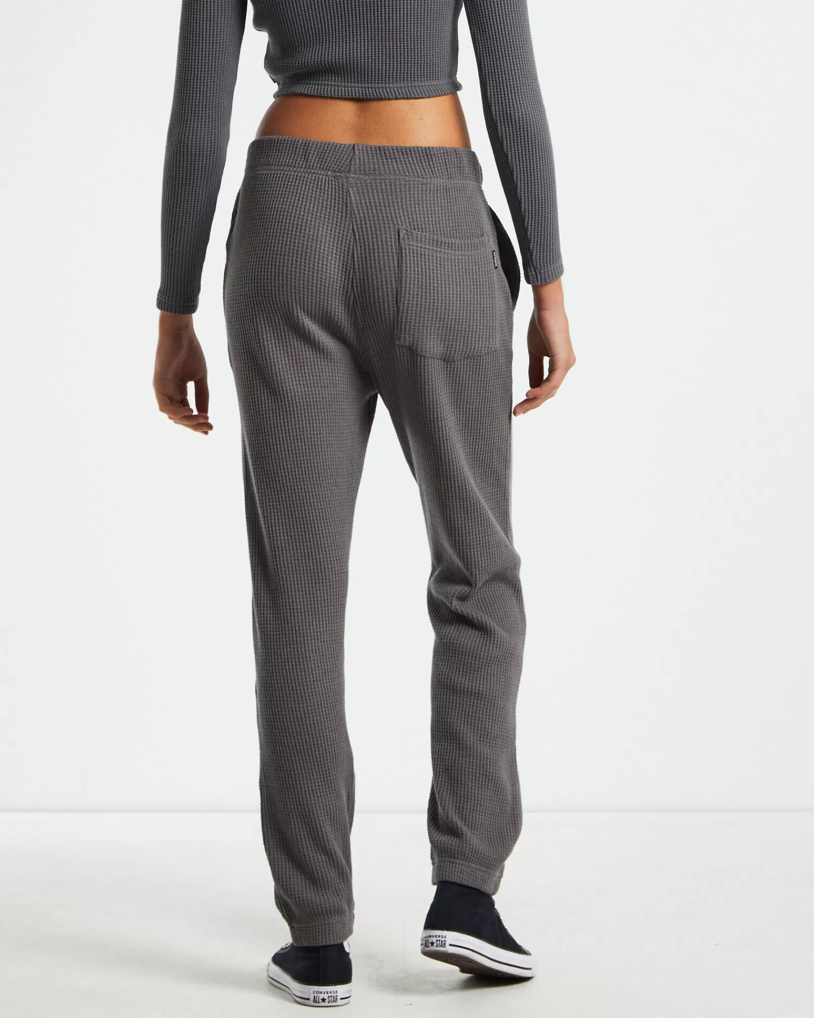 Best AFENDS Recycled Waffle Track Pants Steel Grey