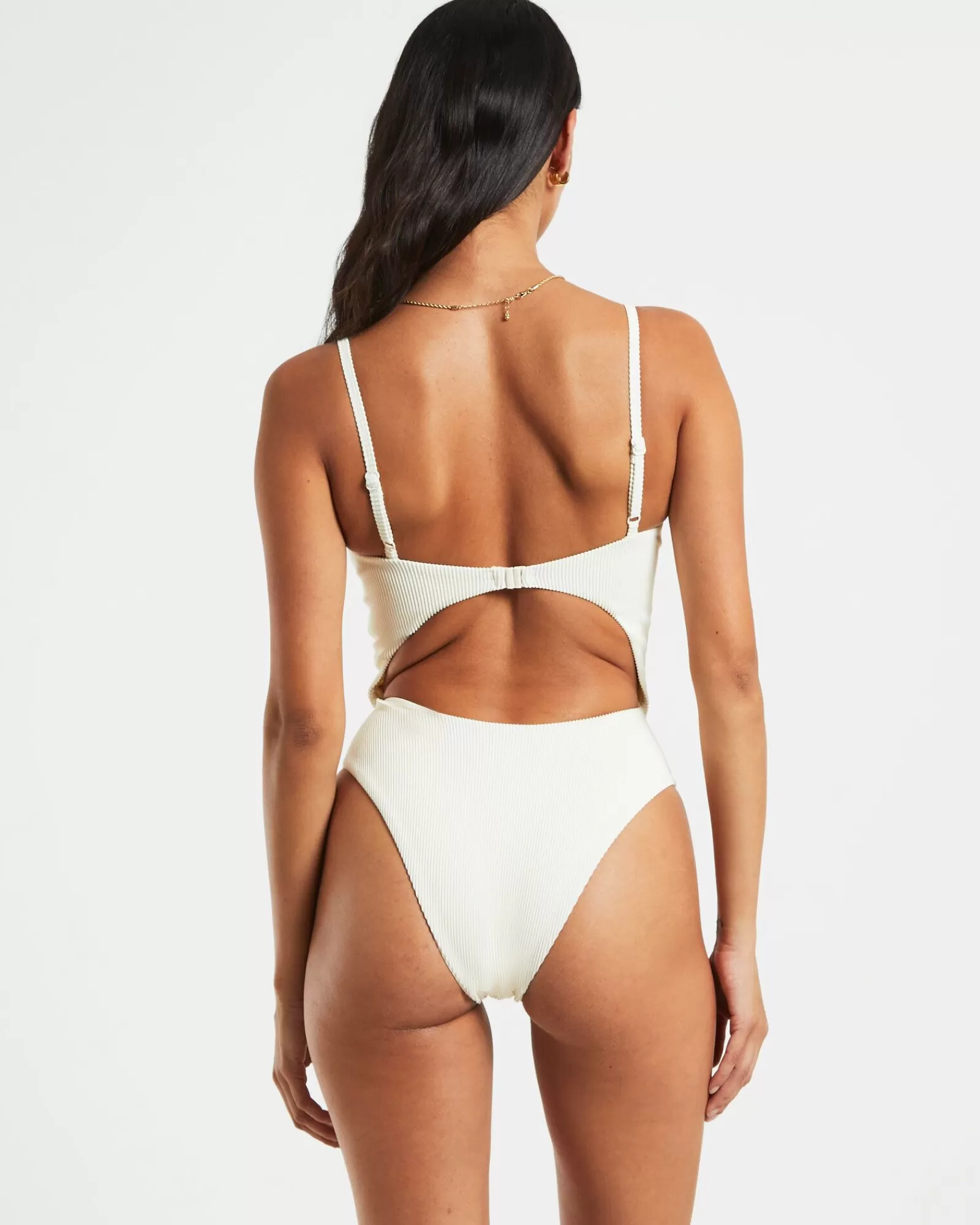 Shop SUBTITLED Rib Underwire One Piece In Almond