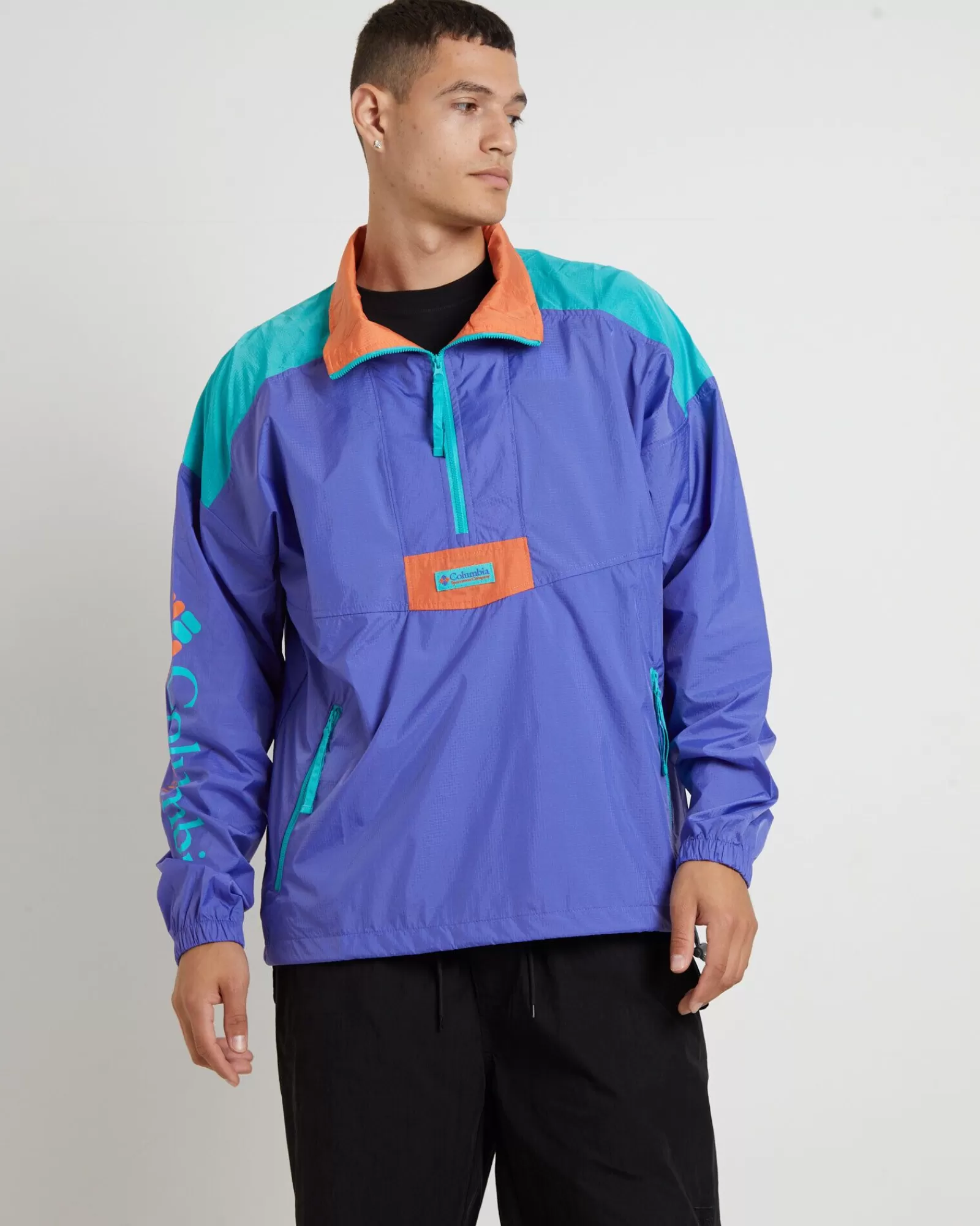 Fashion COLUMBIA Riptide Anorak Windbreaker In Purple Lotus