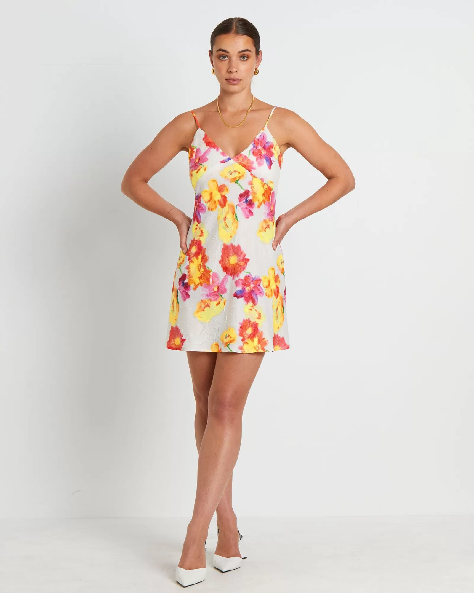 Clearance STUDIO Rosalia Print Mini Dress In Assorted