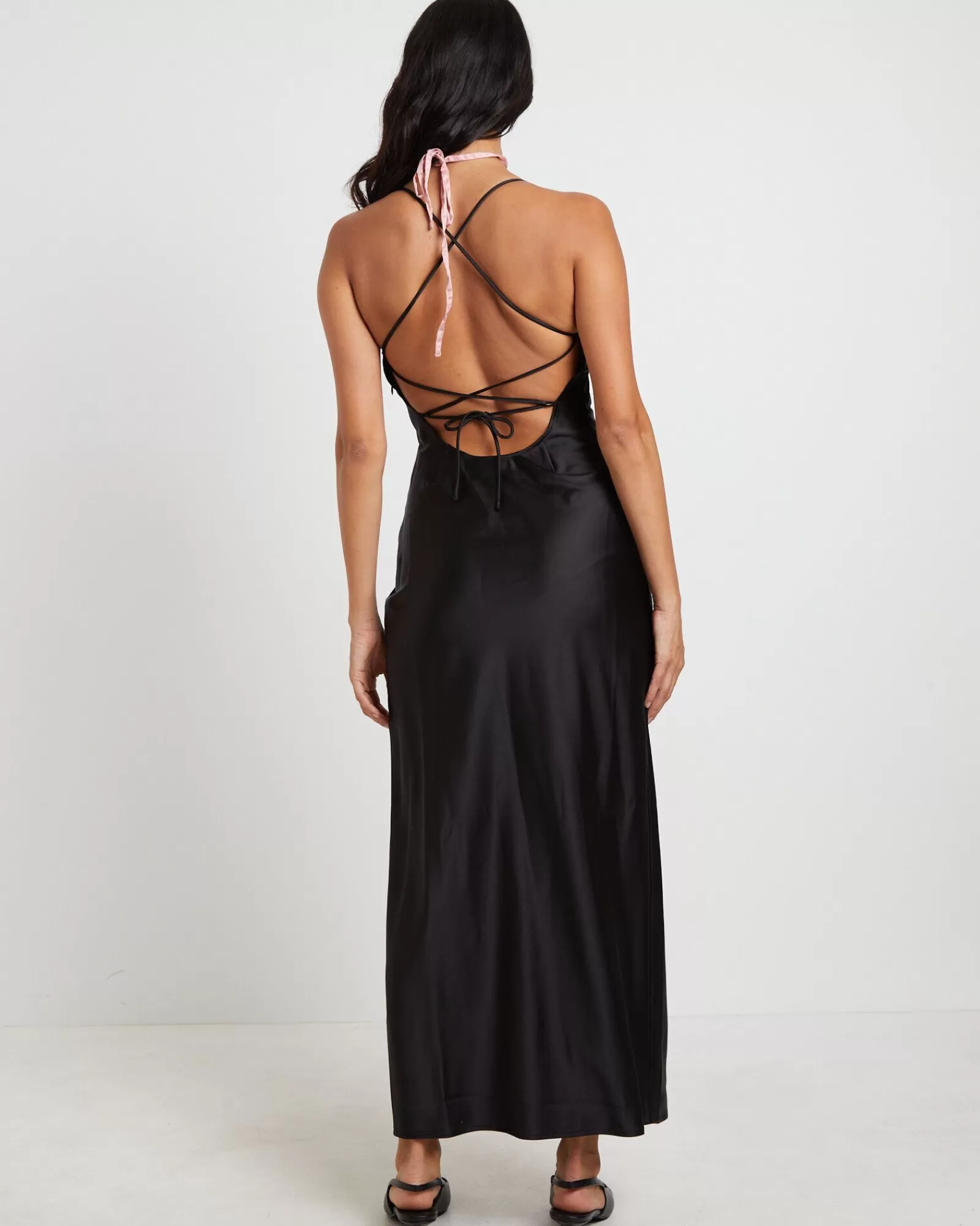 Best Sale ALICE IN THE EVE Ruby Romantic Maxi Slip Dress In Black