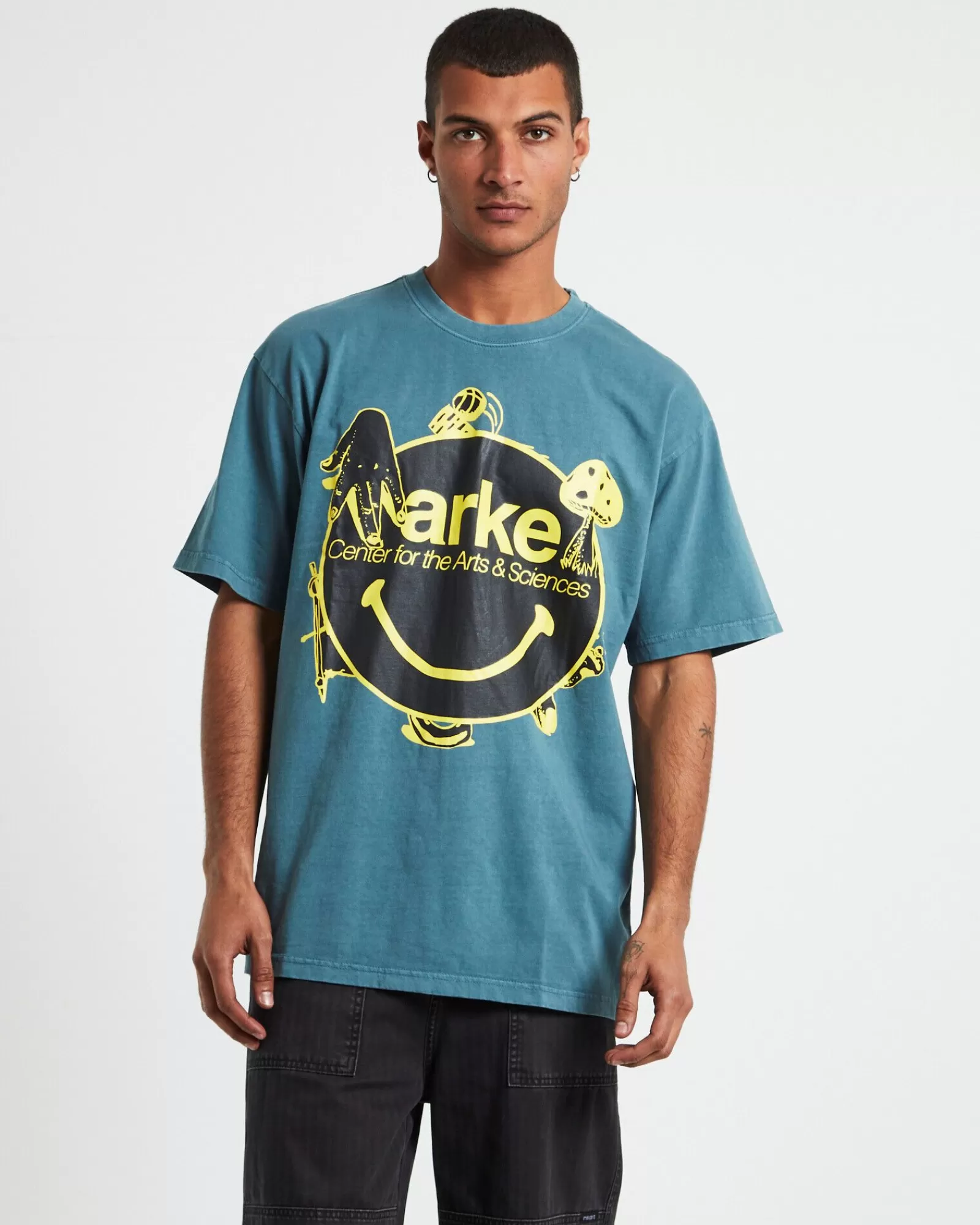 Best Sale MARKET Smiley Arts & Sciences T-Shirt Sage Green