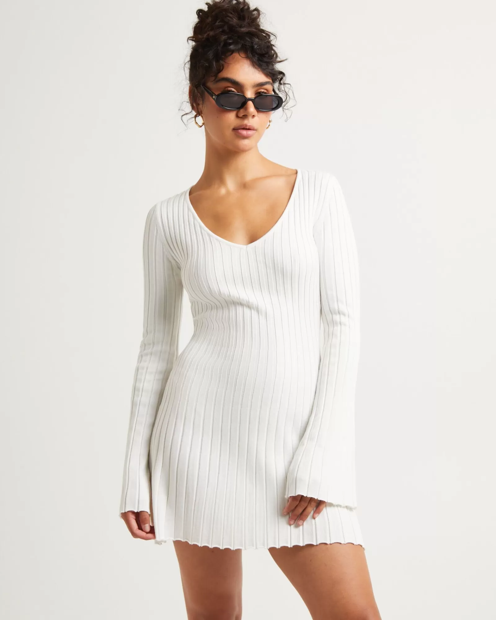 Clearance SUBTITLED Sophie Long Sleeve Mini Dress