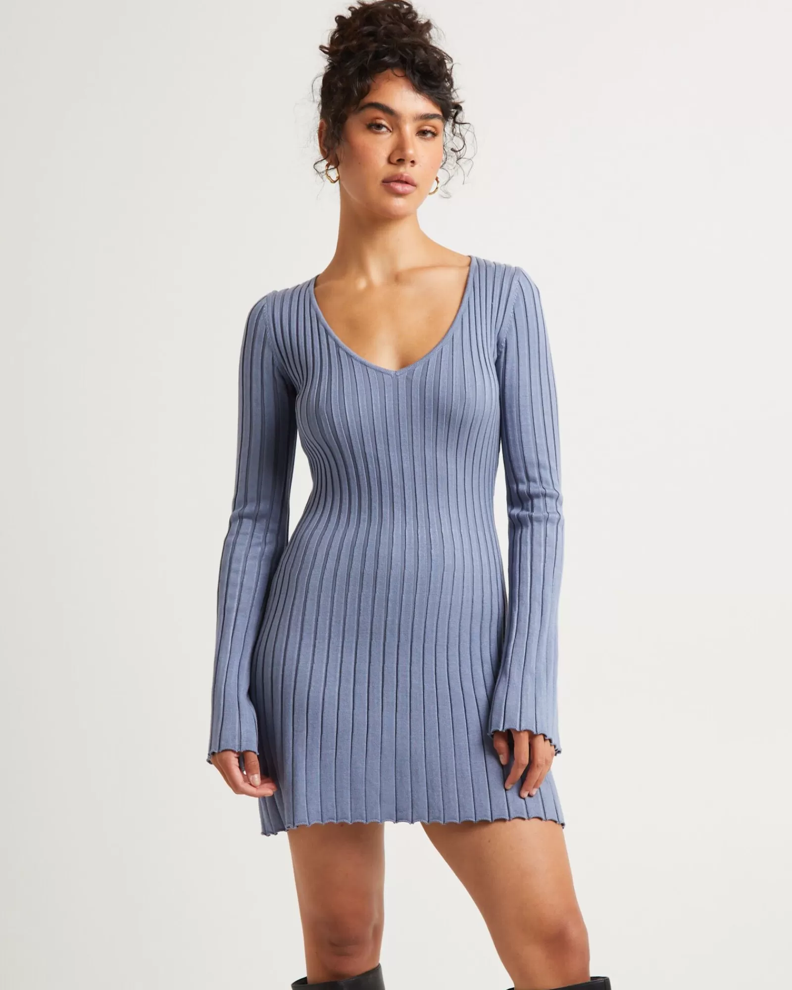 Best Sale SUBTITLED Sophie Long Sleeve Mini Dress