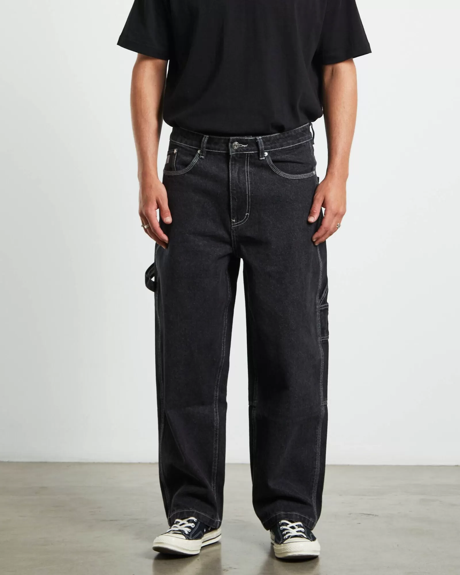 Fashion SPENCER PROJECT Sretford Y2K Cargo Jeans In Black