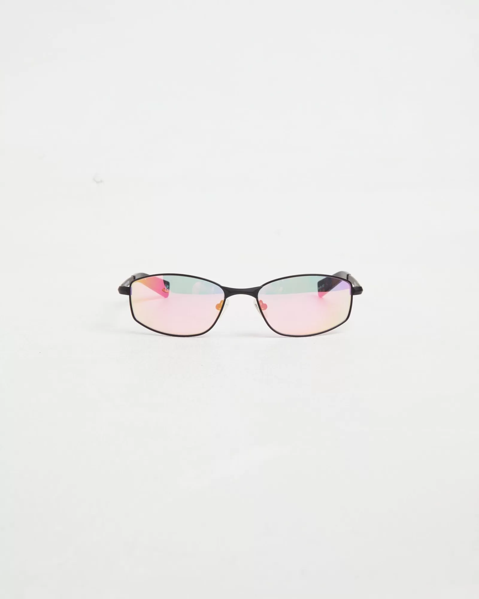 Flash Sale LE SPECS Star Beam Sunglasses In Matte Black/Pink Mirror