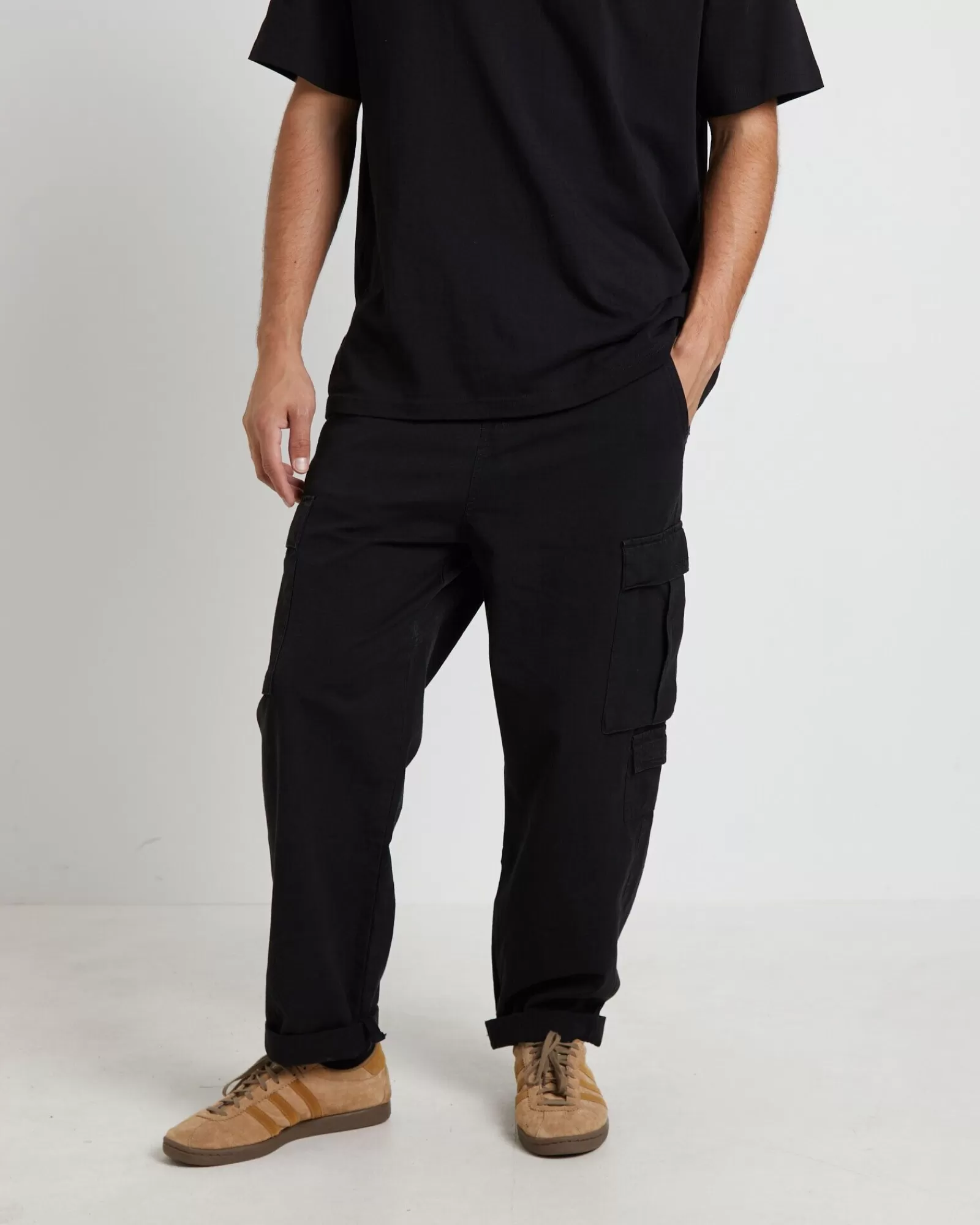 Cheap SPENCER PROJECT Surplus Ripstop Cargo Pants In Black