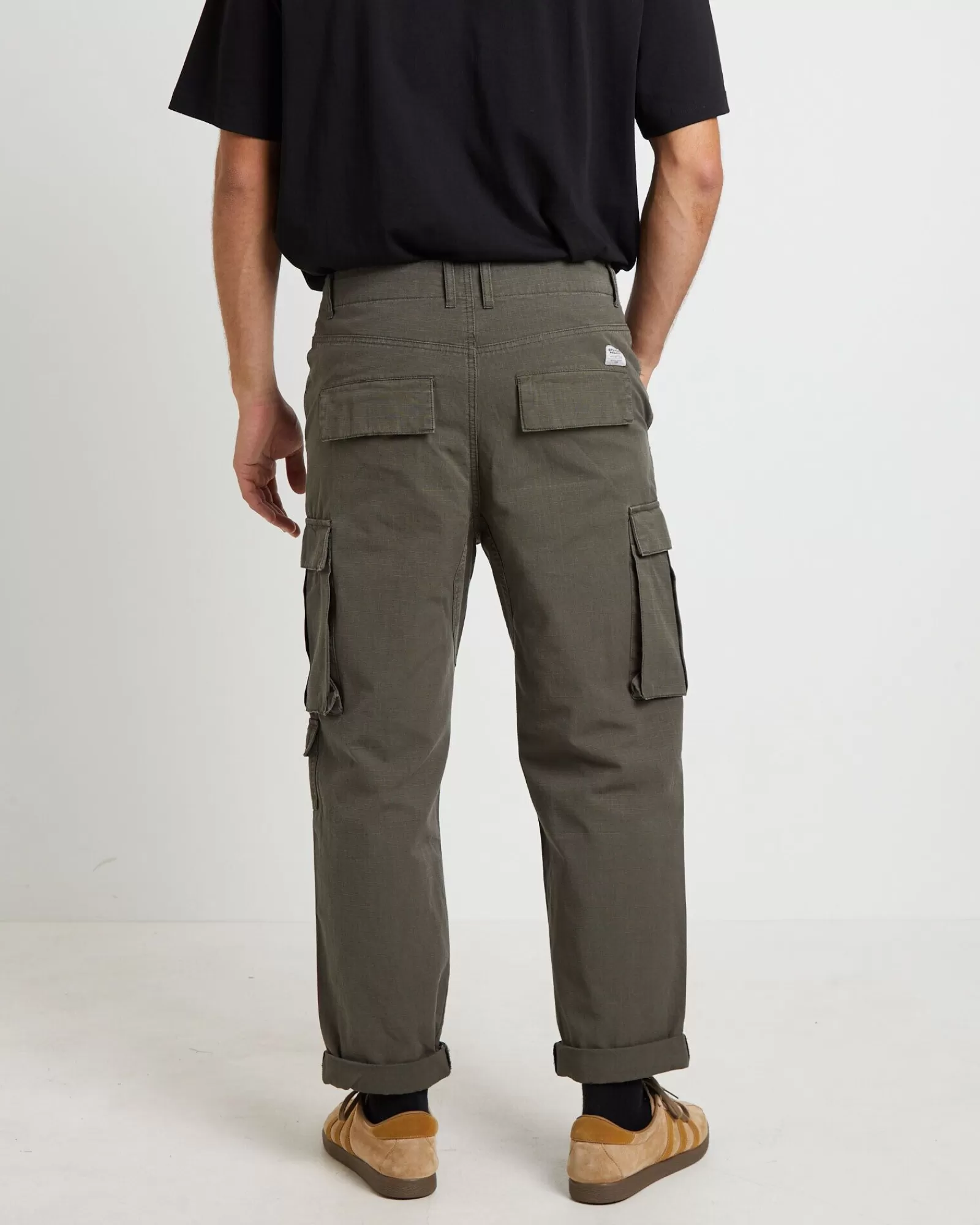 Fashion SPENCER PROJECT Surplus Ripstop Cargo Pants In Olive Green