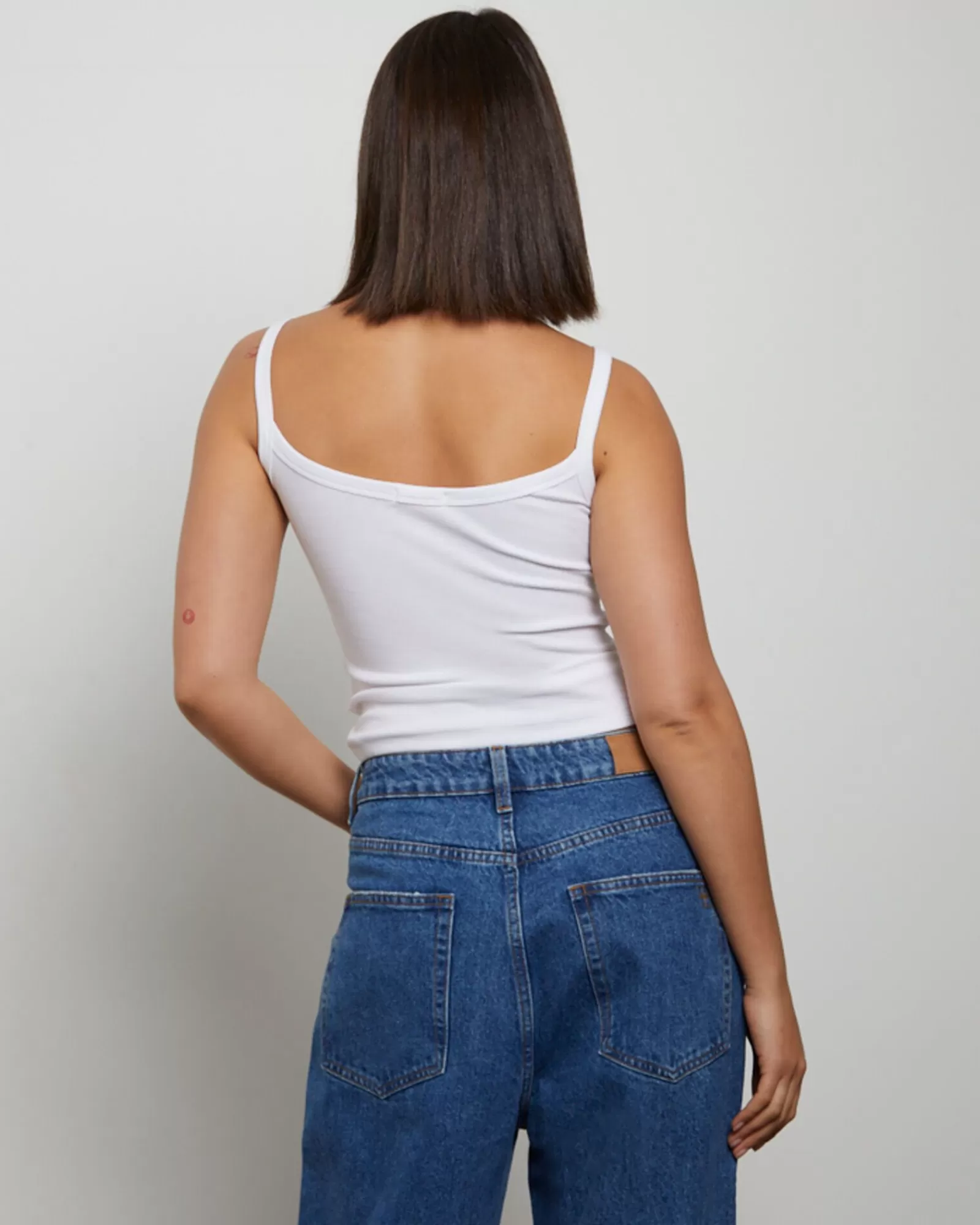 Discount GENERAL PANTS CO. BASICS Tank Top In White