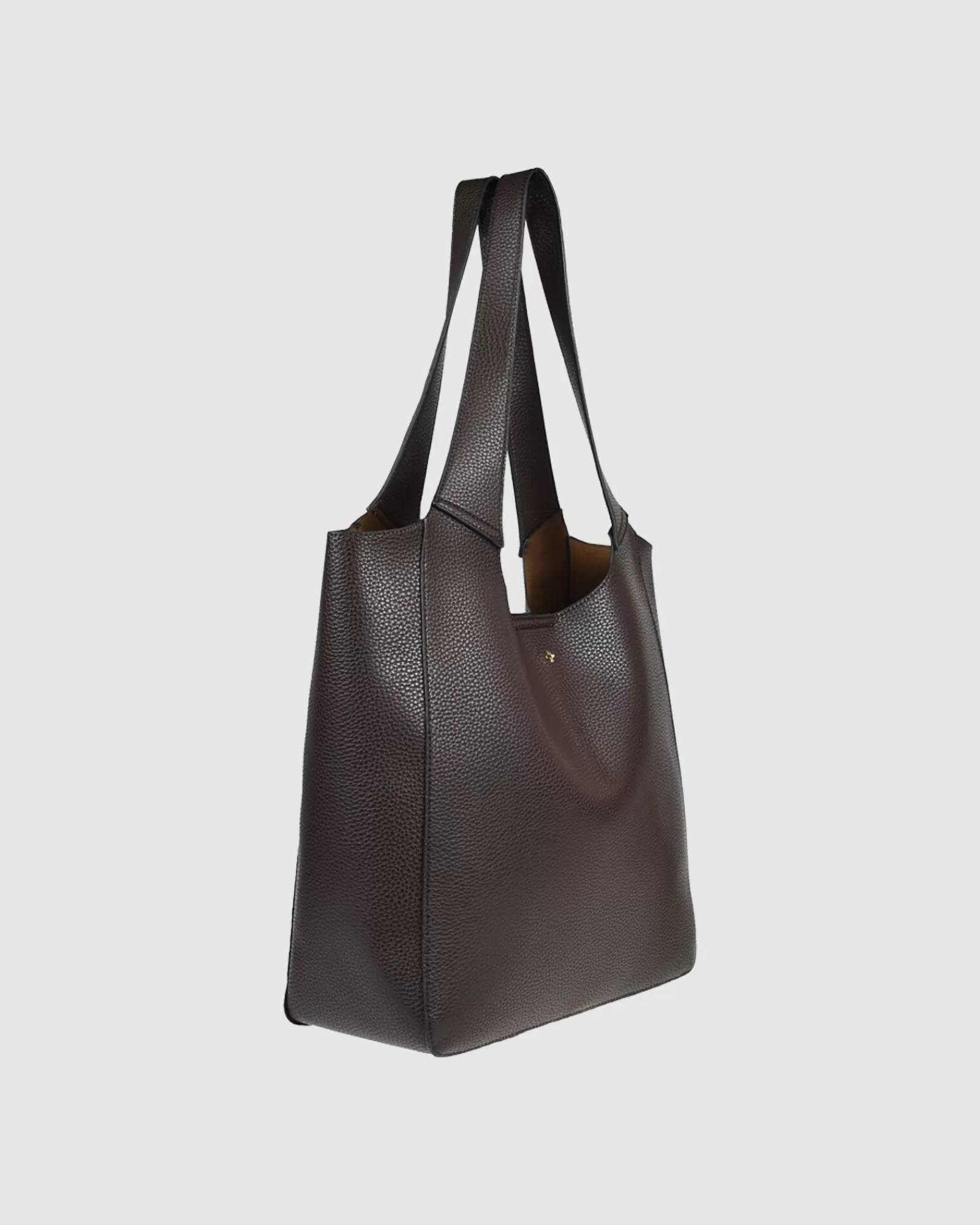 New PETA AND JAIN Tayla Bag In Choc Pebble