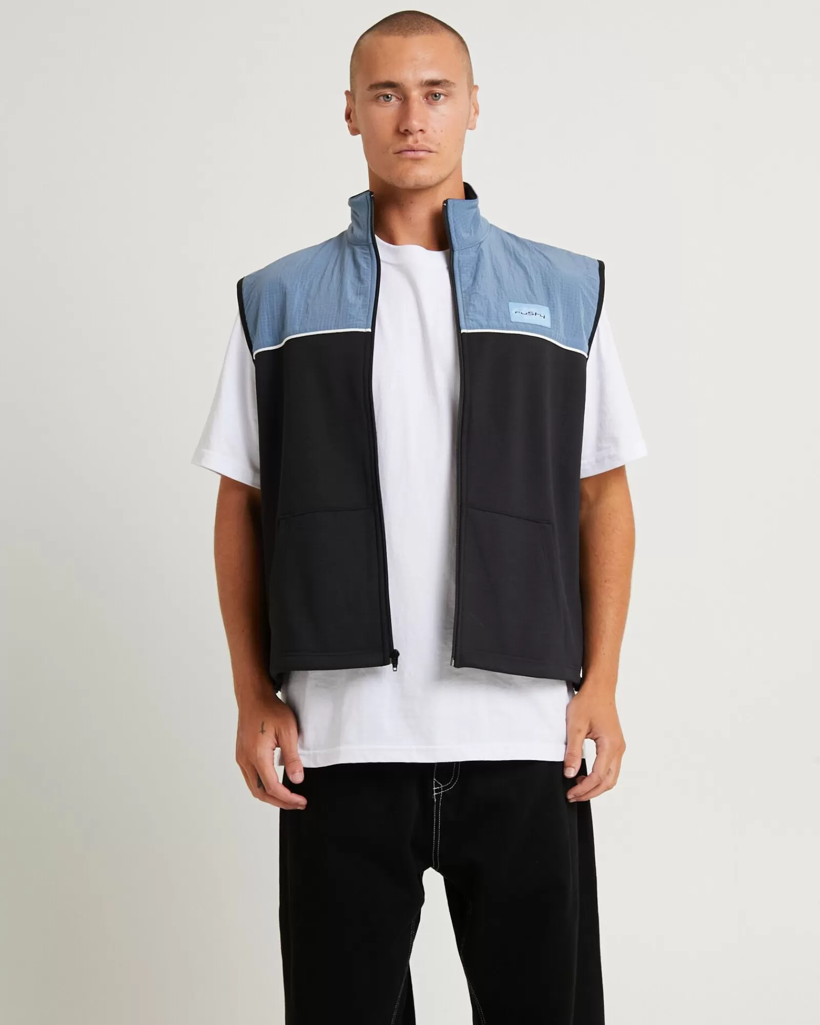 Store RUSTY Tekkers Unisex Fleece Vest Coal