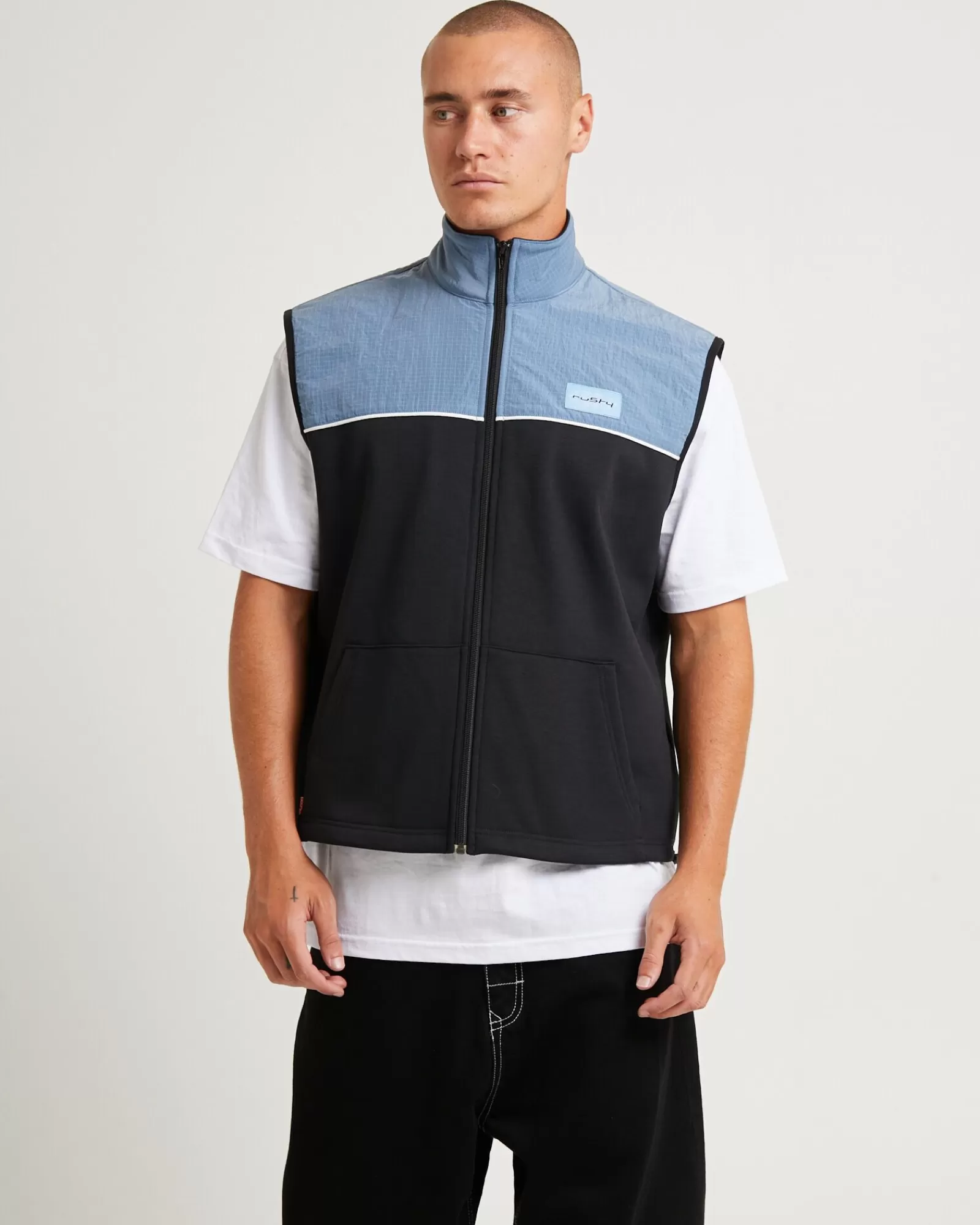 Store RUSTY Tekkers Unisex Fleece Vest Coal