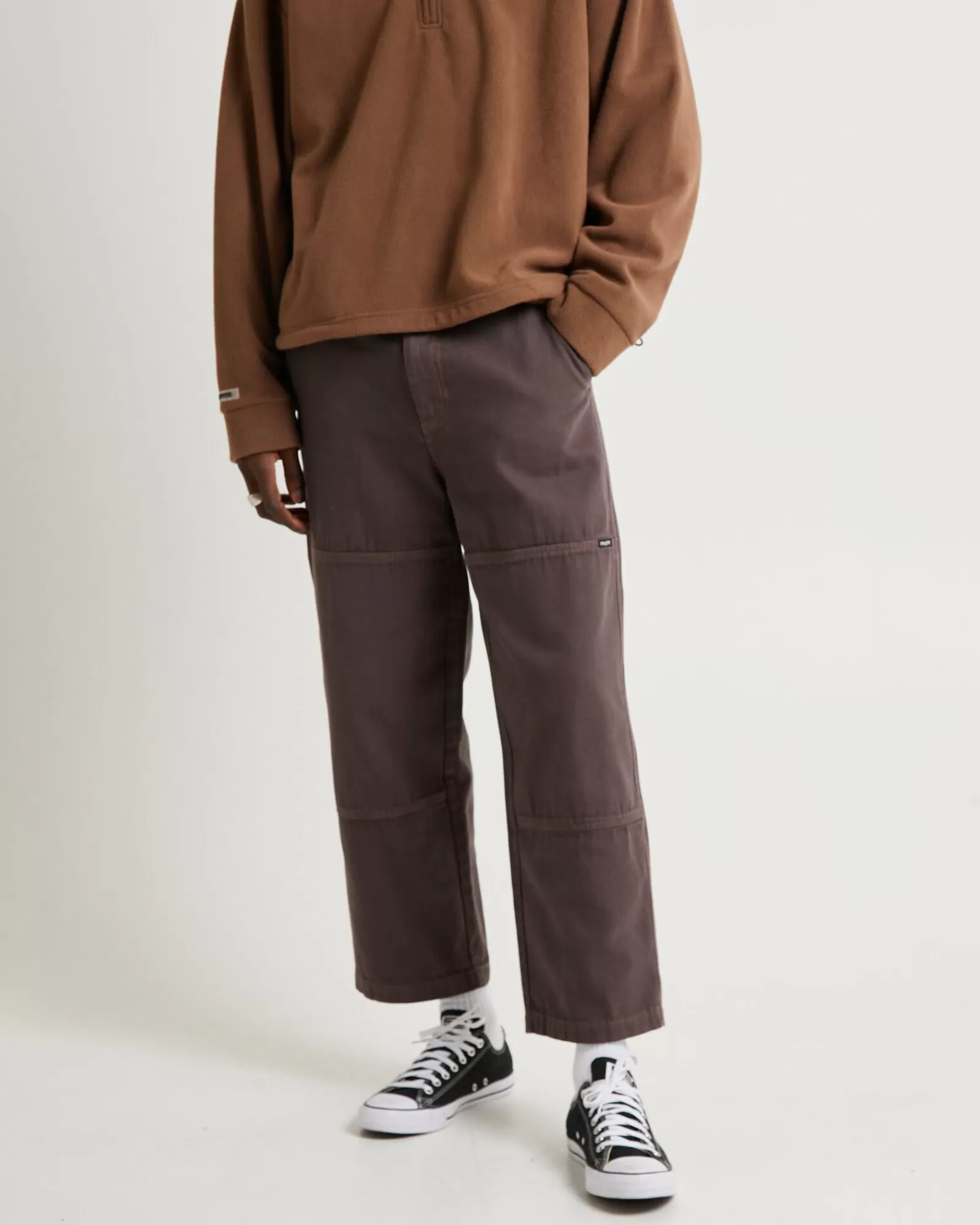 Discount INSIGHT Timer Canvas Double Knee Pants Brown