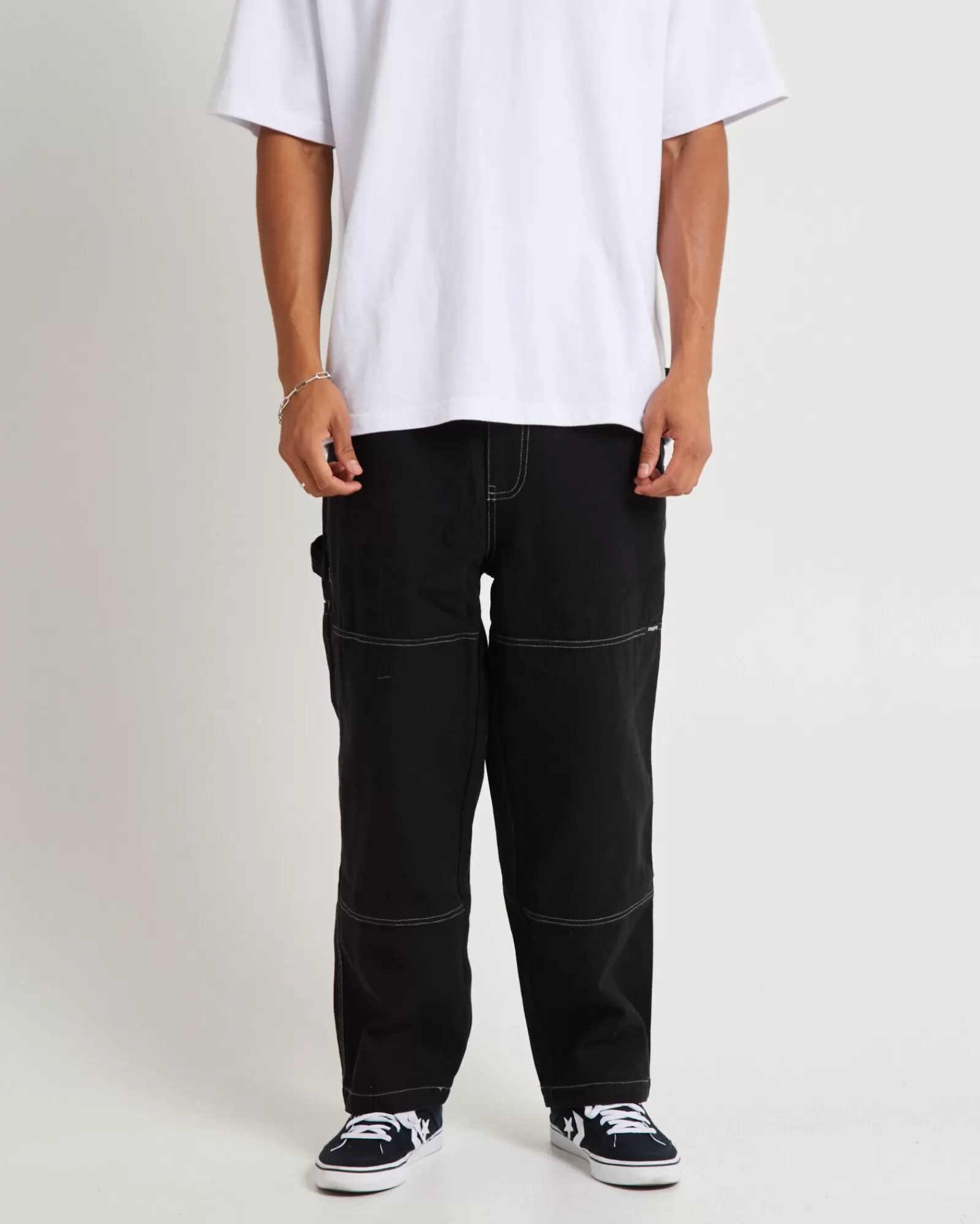 Hot INSIGHT Timer Canvas Double Knee Pants Brown